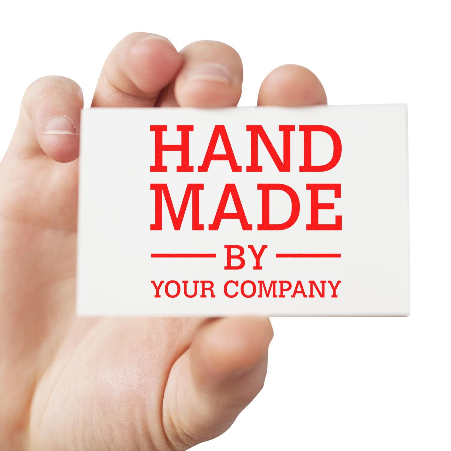 Crafted with Care Customized Stamp