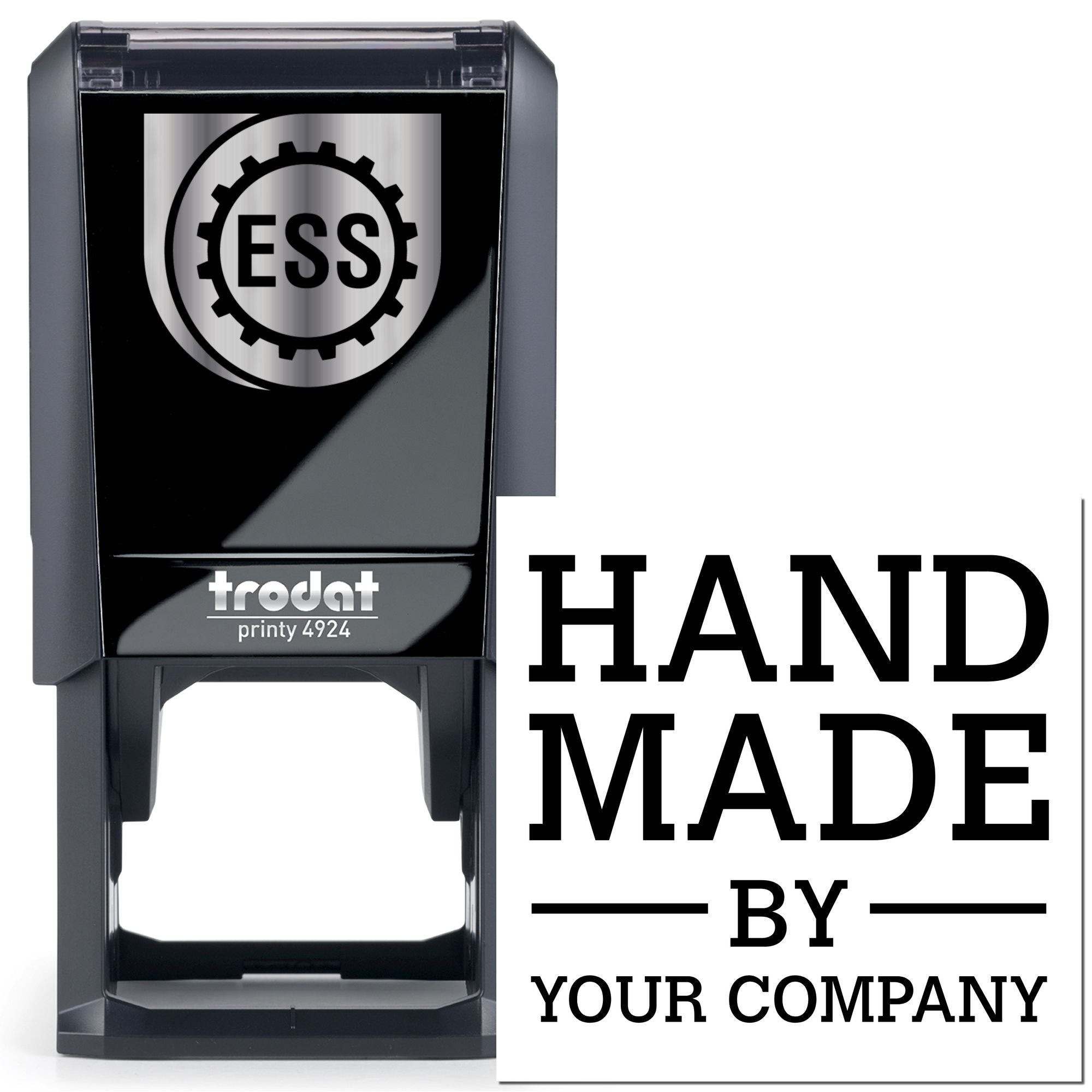 Crafted with Care Customized Stamp