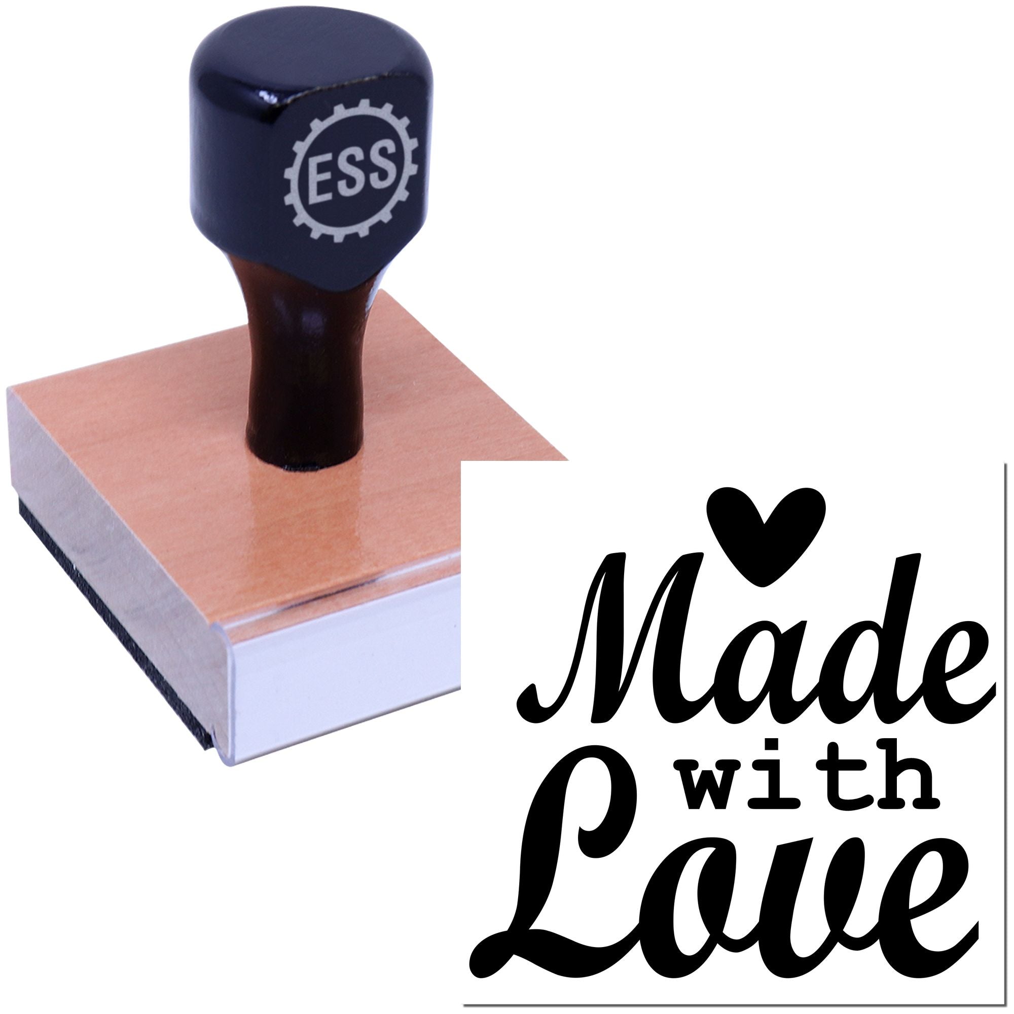 Caring Creations Personalized Handcrafted Rubber Stamp