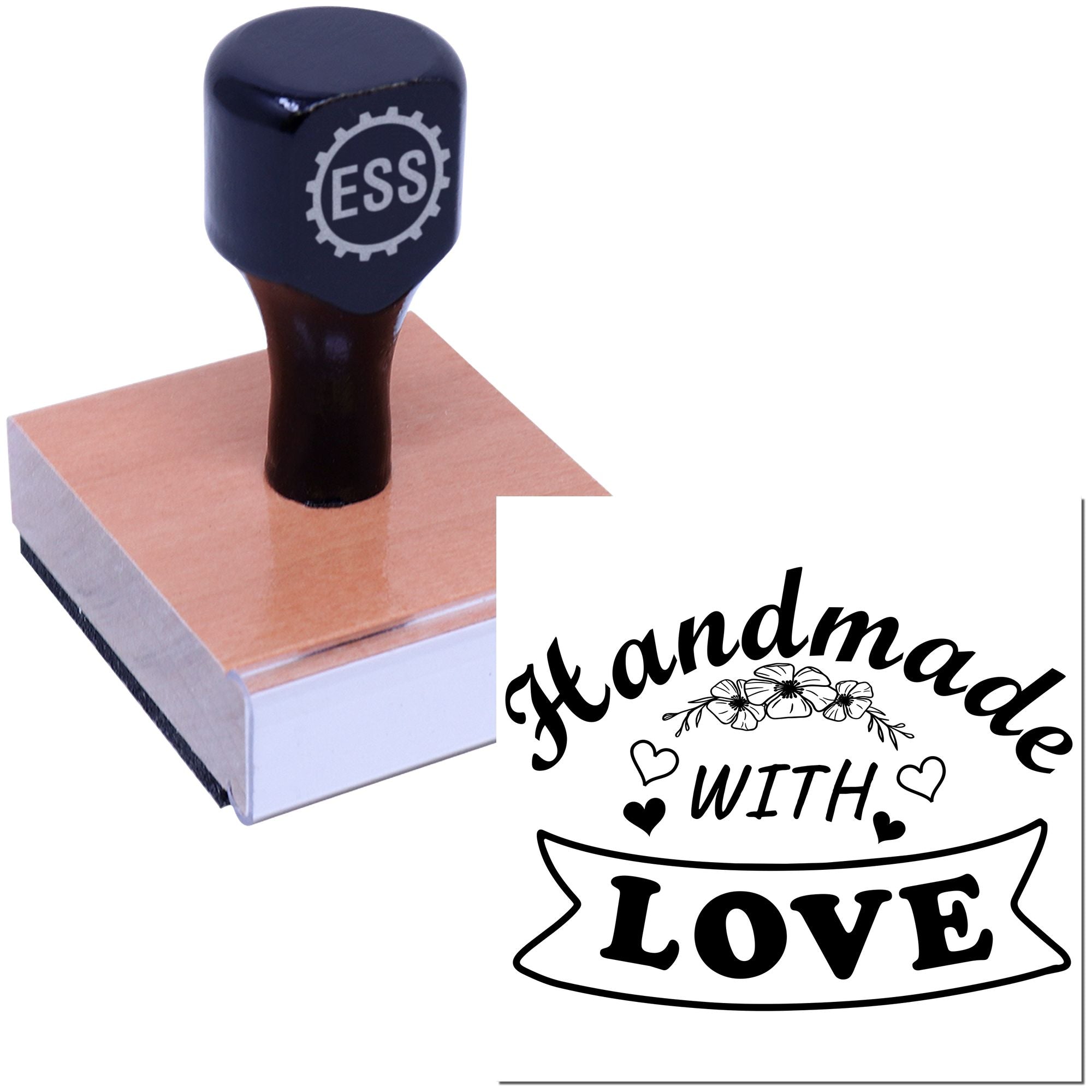 Crafted from the Soul Personalized Maker Rubber Stamp