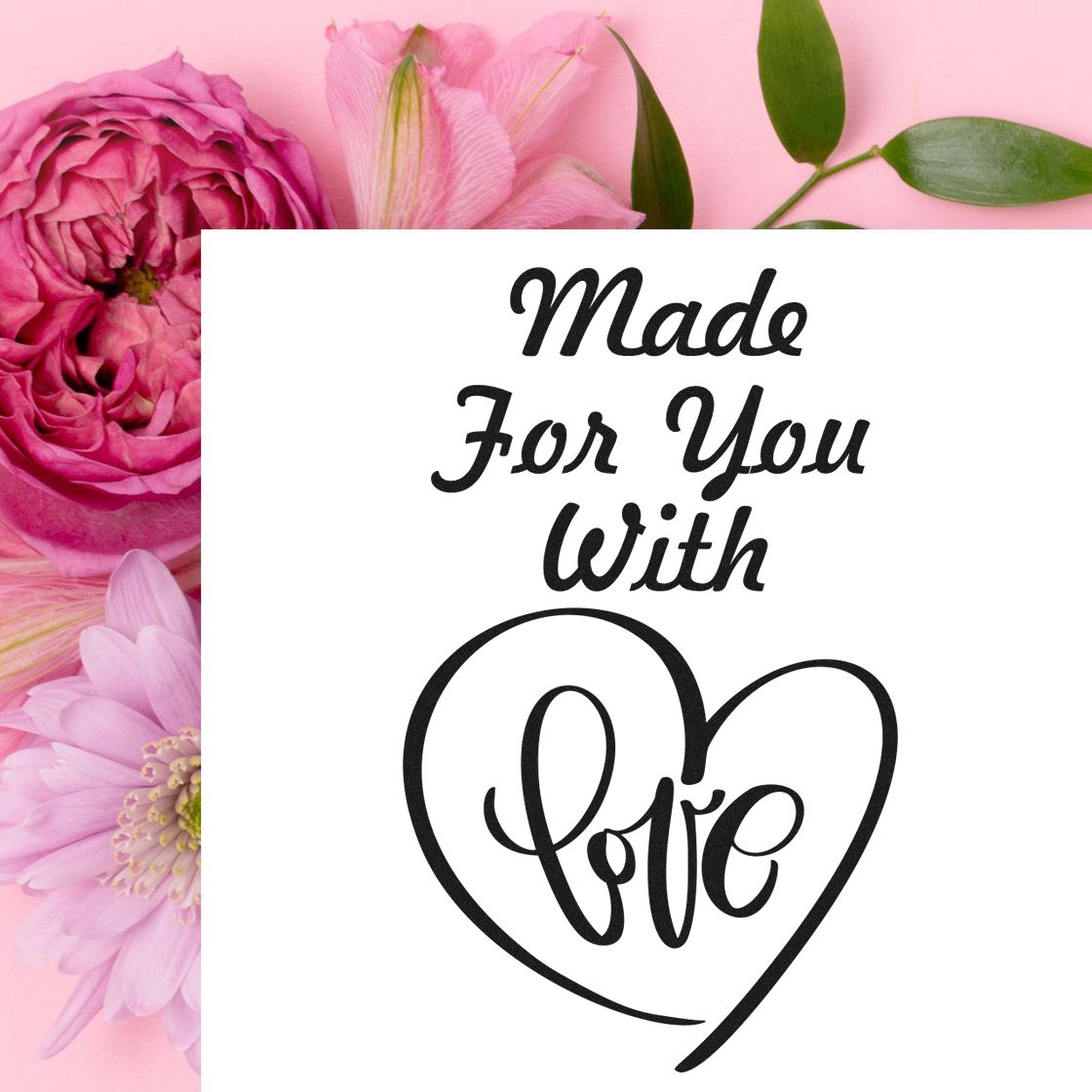 Cherished Works Personalized Rubber Stamp