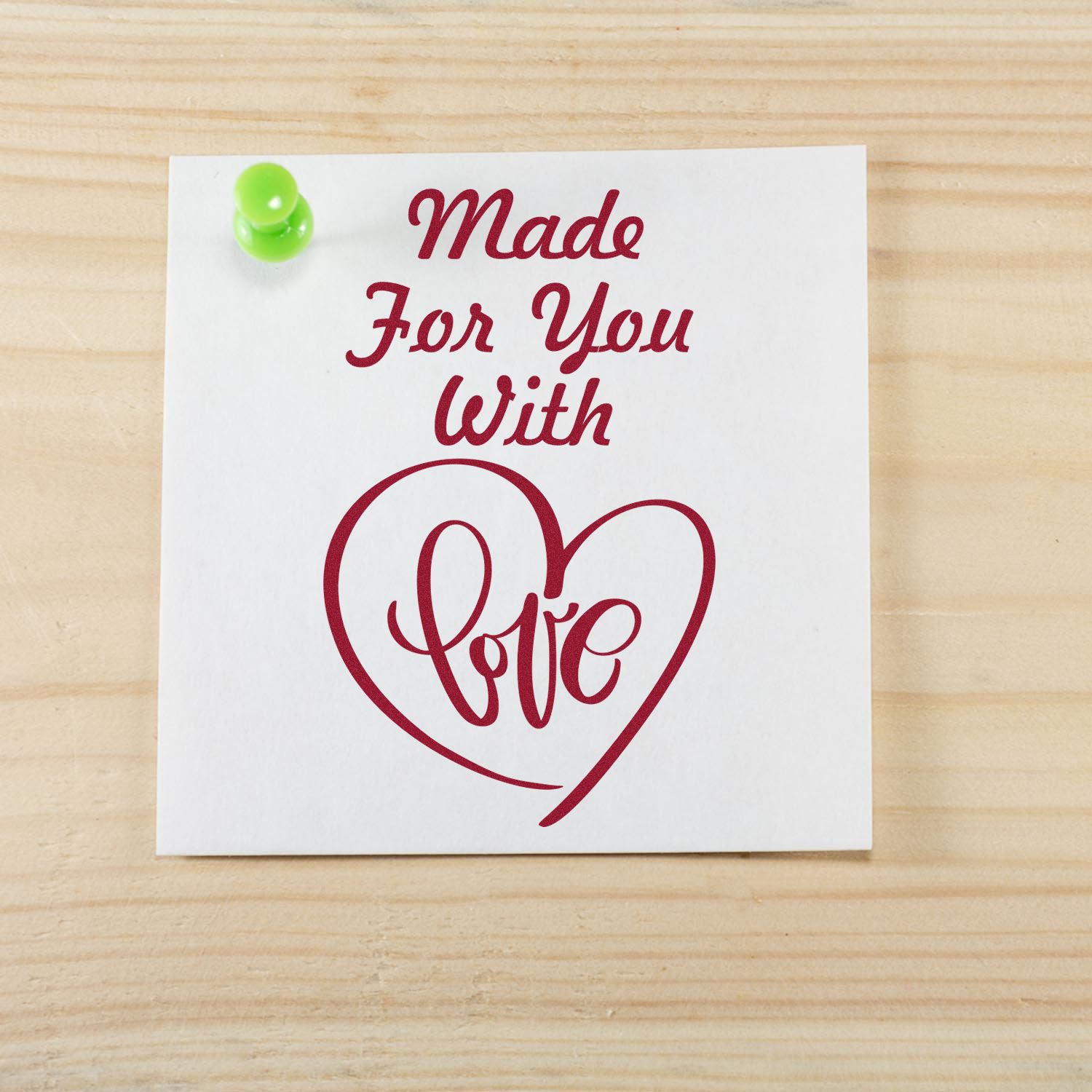 Cherished Works Personalized Rubber Stamp