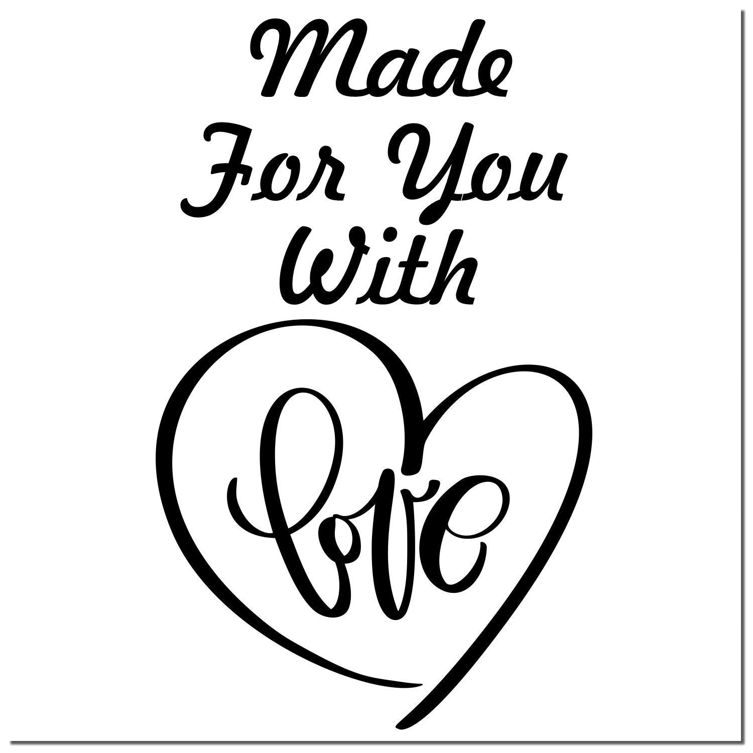Cherished Works Personalized Rubber Stamp