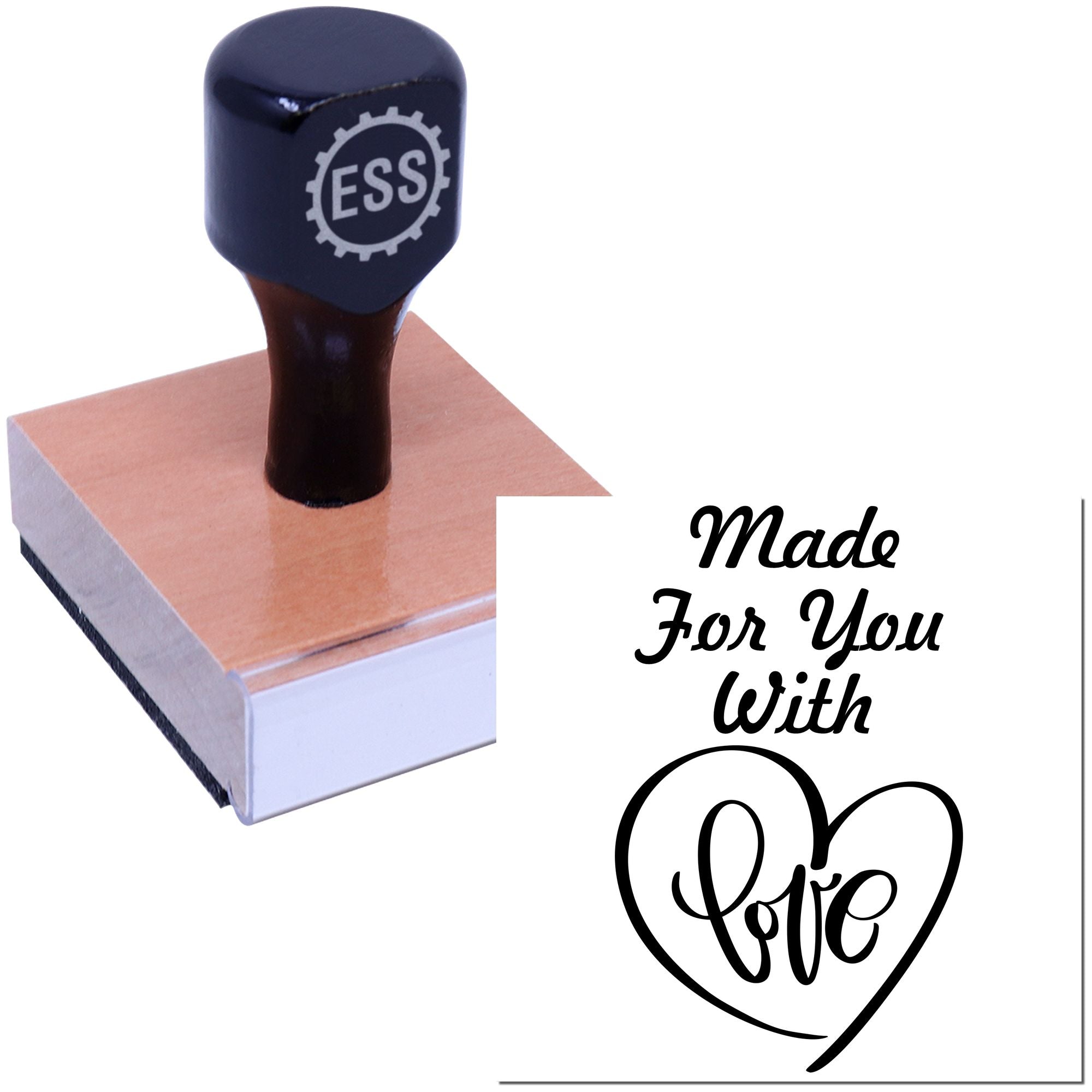 Cherished Works Personalized Rubber Stamp
