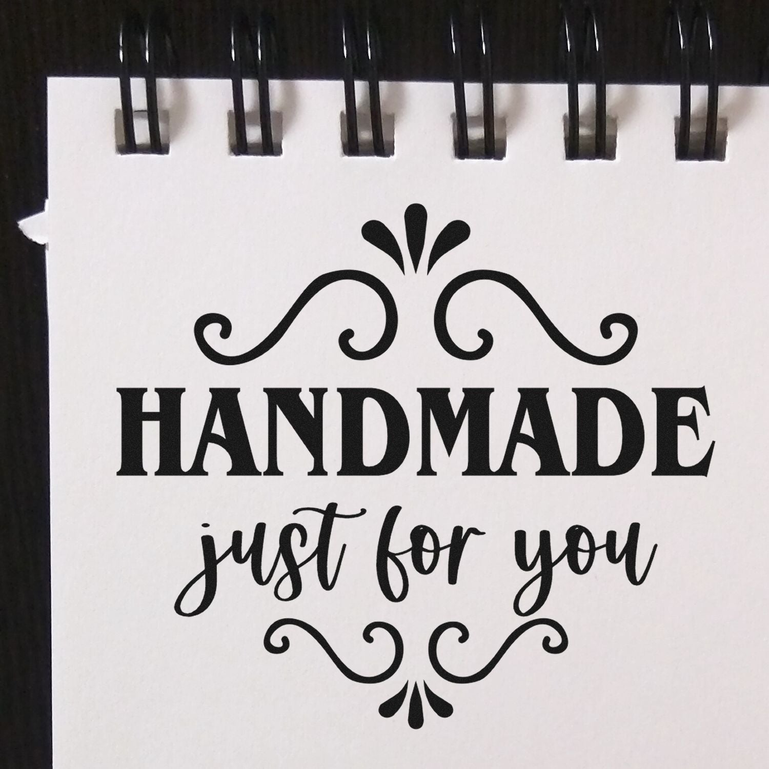 Handcrafted Delight Customizable Maker Stamp