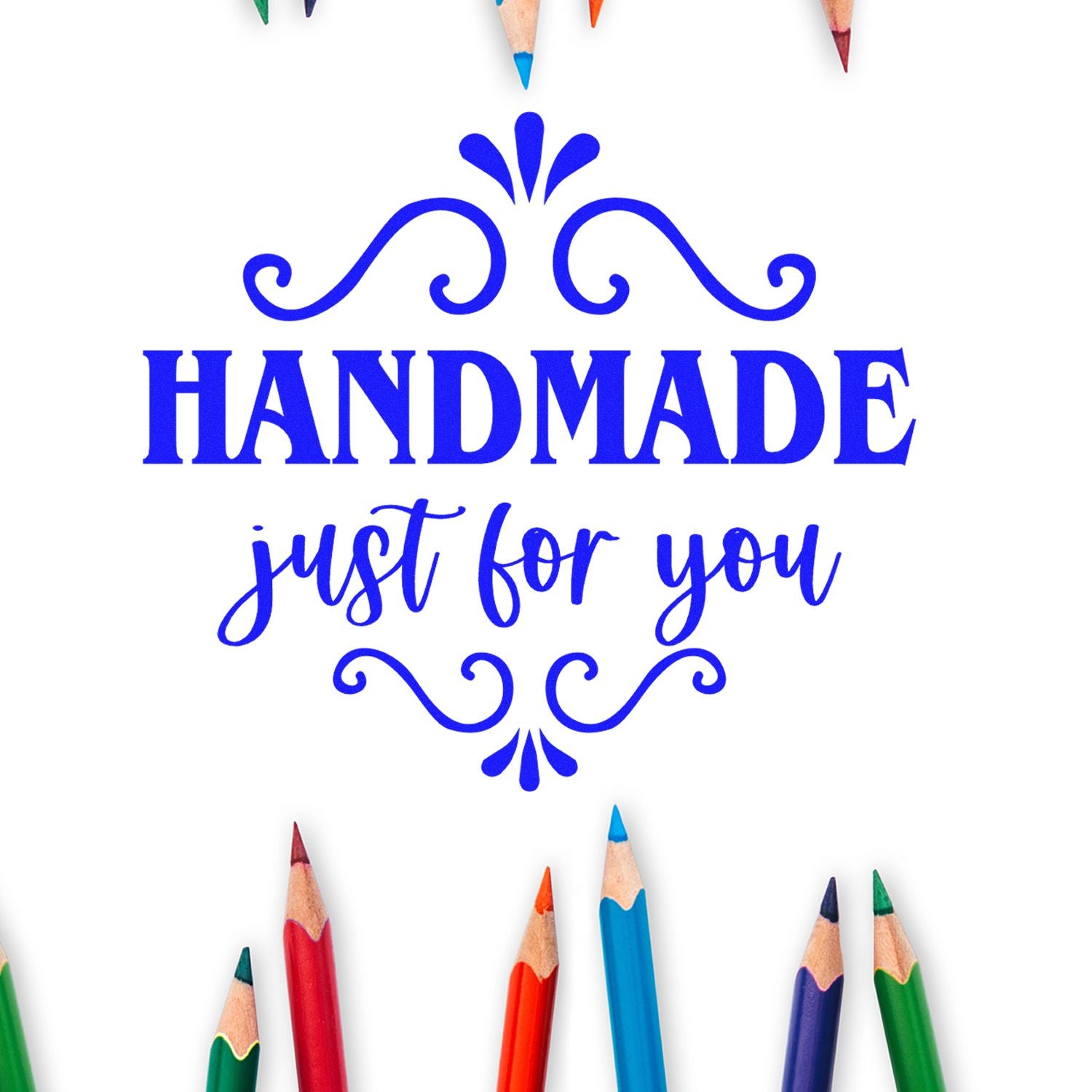 Handcrafted Delight Customizable Stamp
