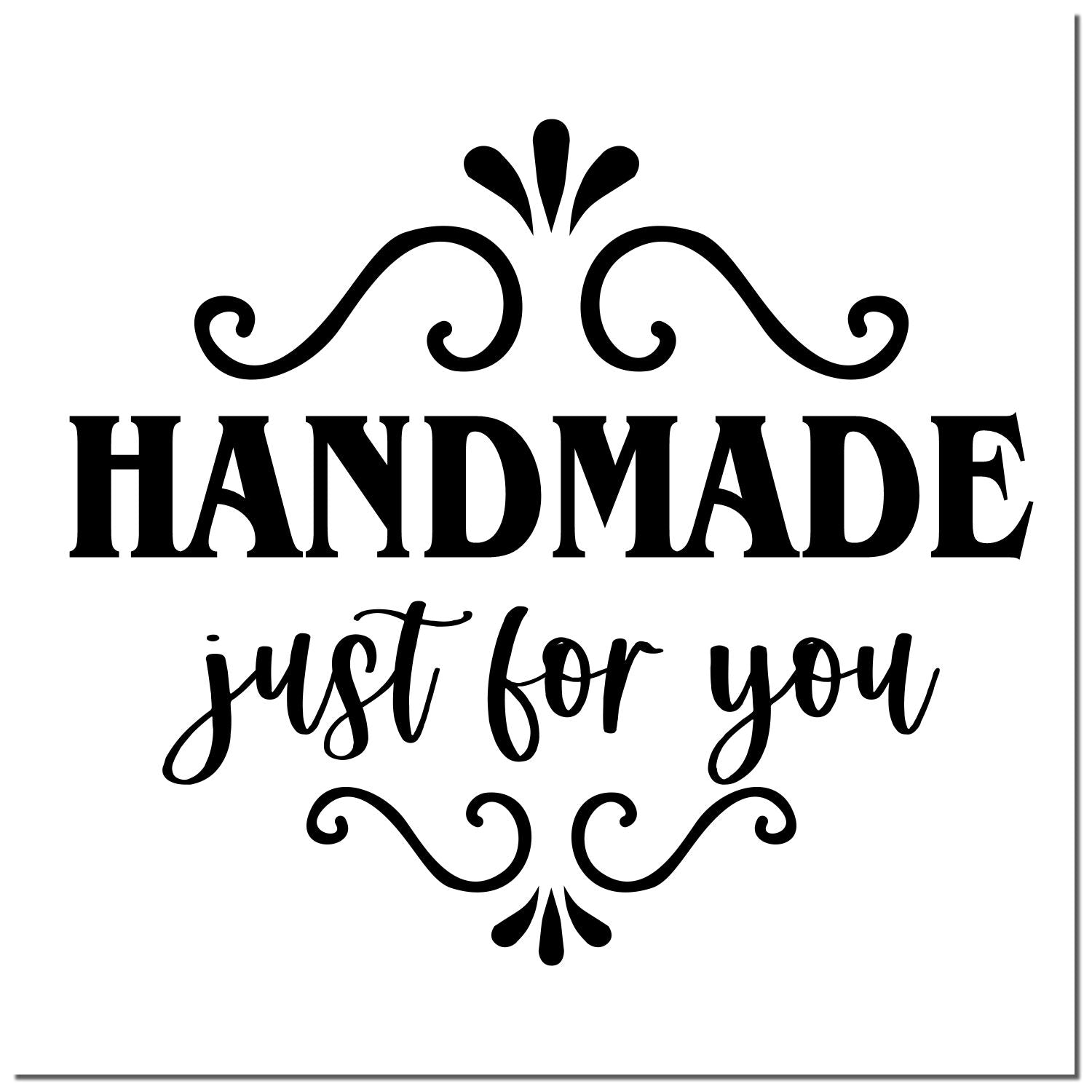 Handcrafted Delight Customizable Maker Stamp
