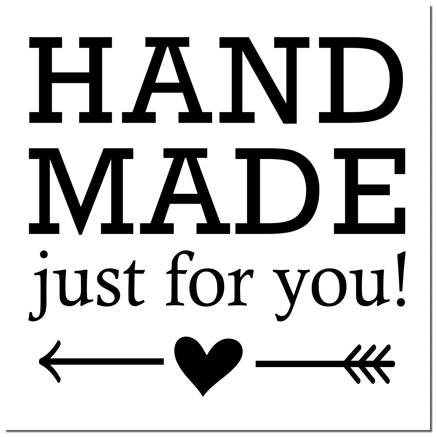 Crafted with Love Custom-Made Maker Stamp