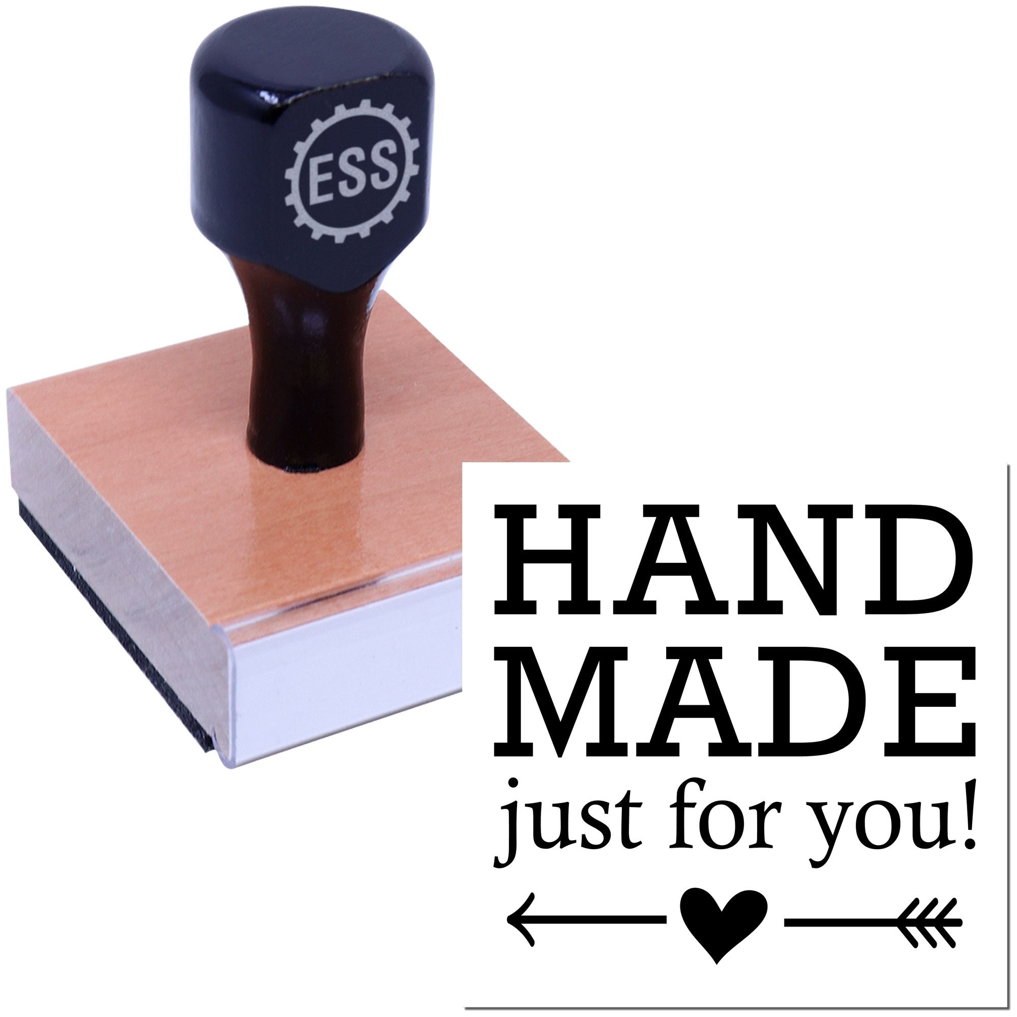 Crafted with Love Custom-Made Maker Stamp