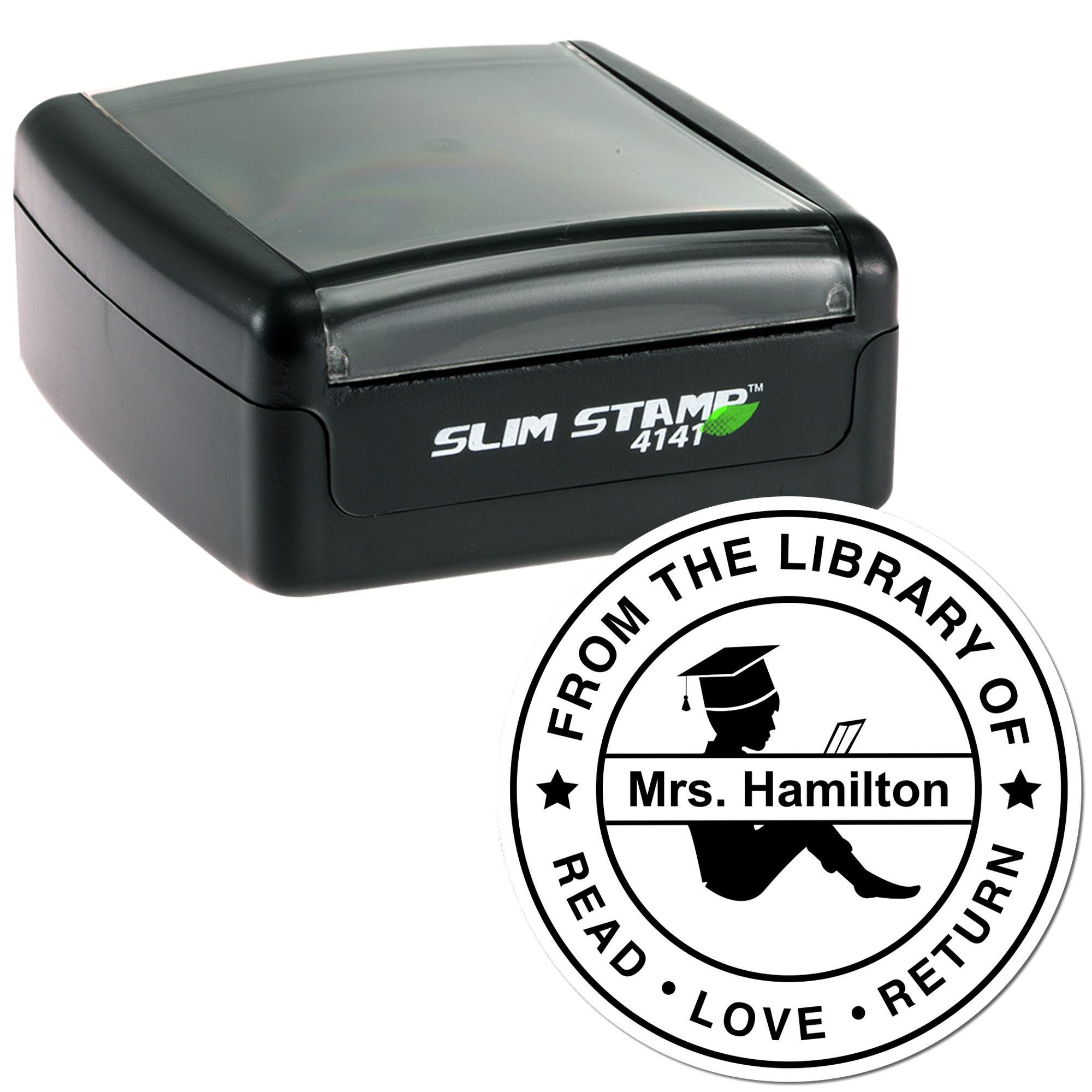 Pre-Inked Reading Inspirational Teacher Stamp - Engineer Seal Stamps