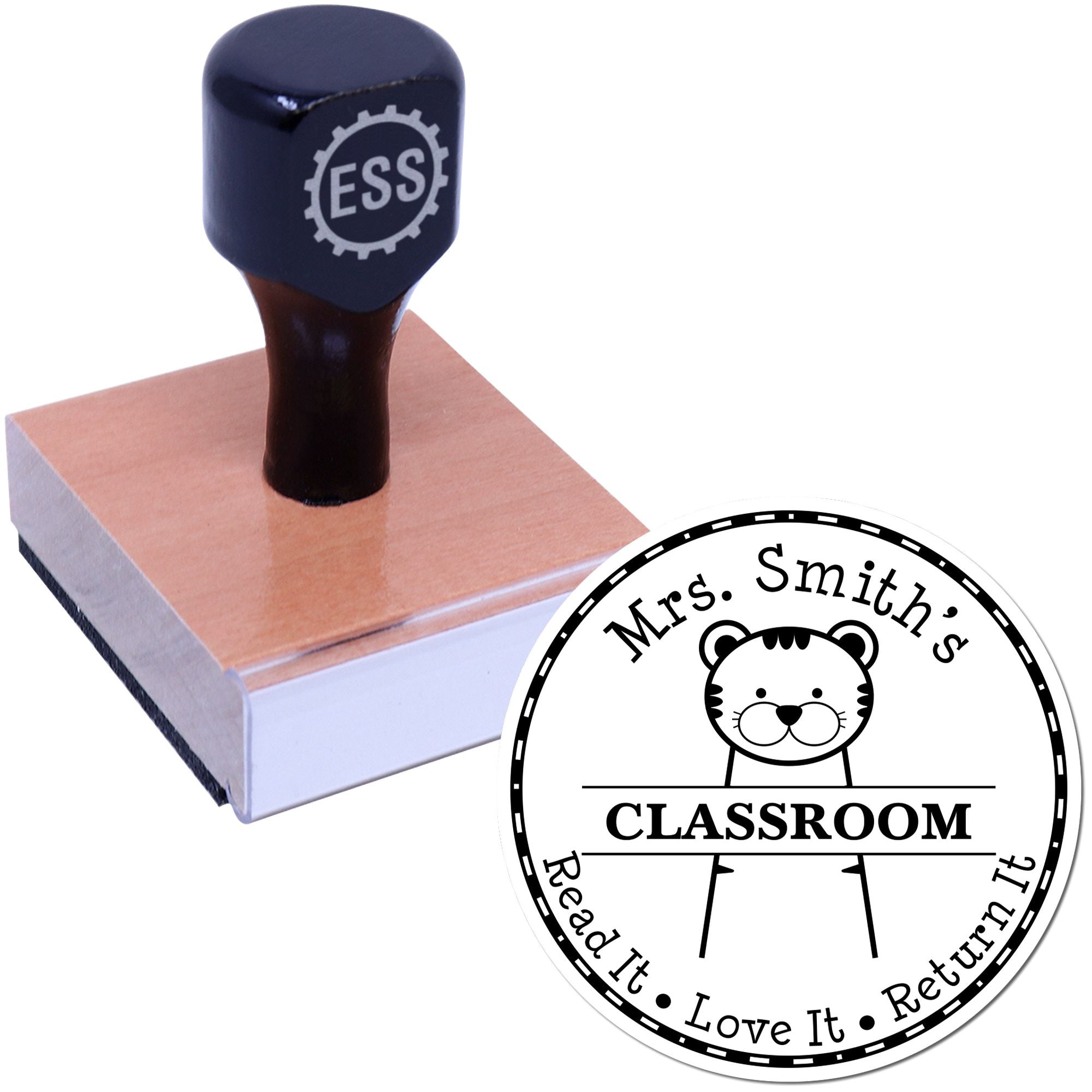 Smiling Tiger Customized Teacher Thank You Stamp