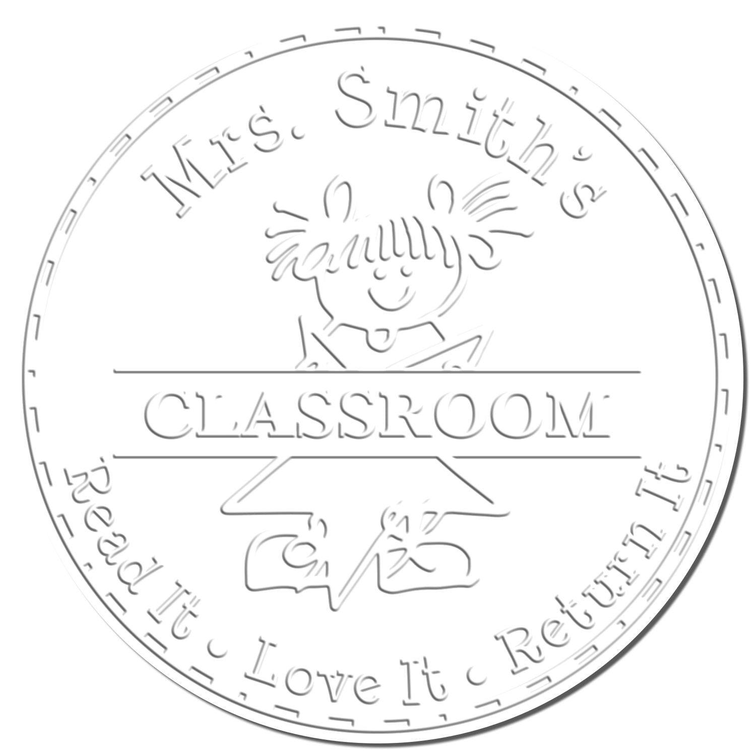 Handheld Star Pupil Customized Teacher Book Labeling Seal - Engineer Seal Stamps