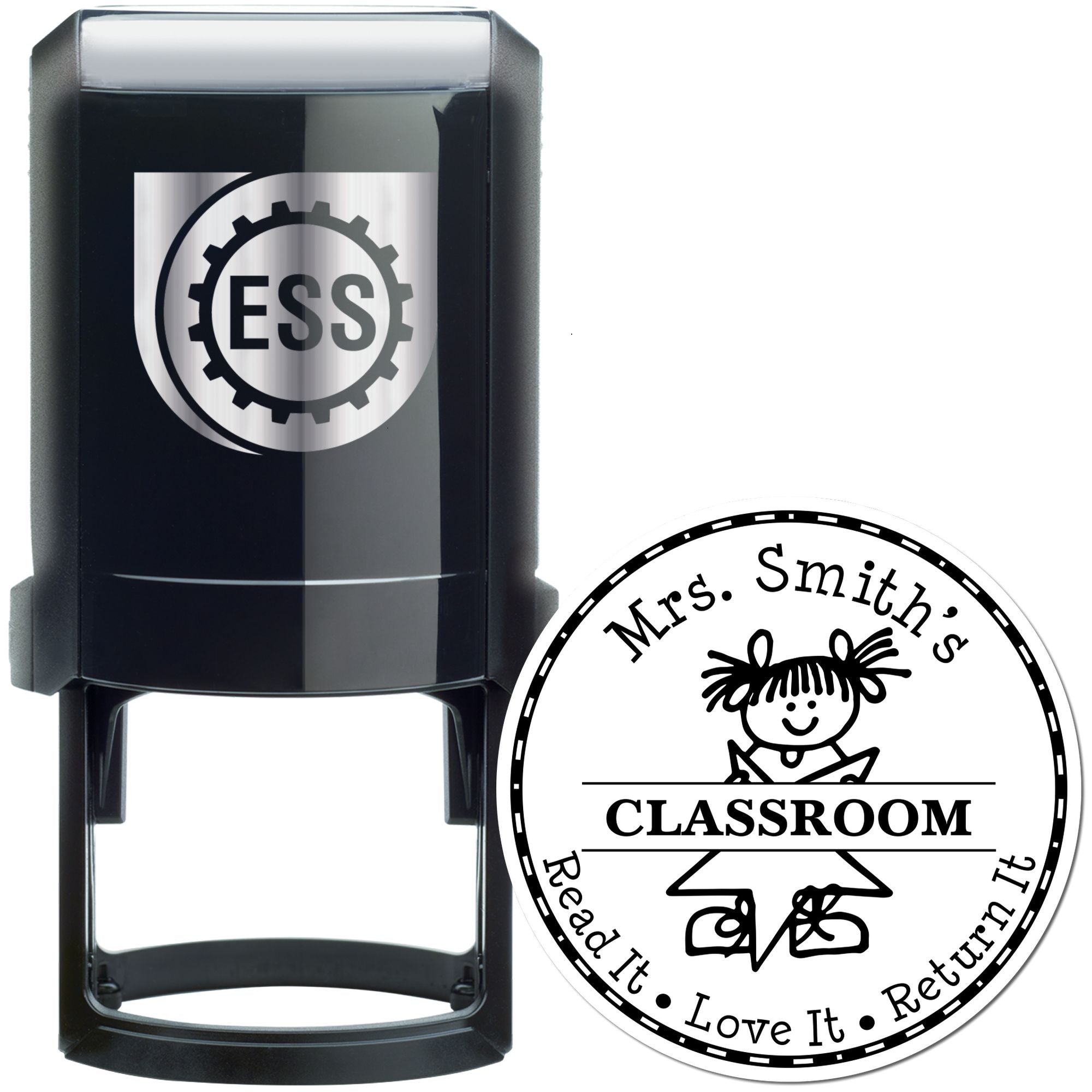 Star Pupil Self-Inking Custom Teacher Book Stamp