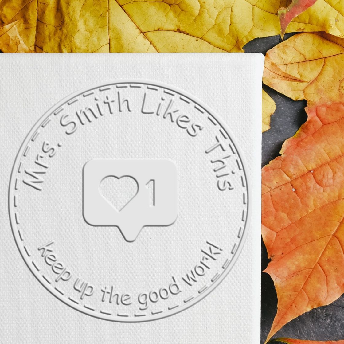 Hybrid Instagram Personalized Teacher Book Seal - Engineer Seal Stamps