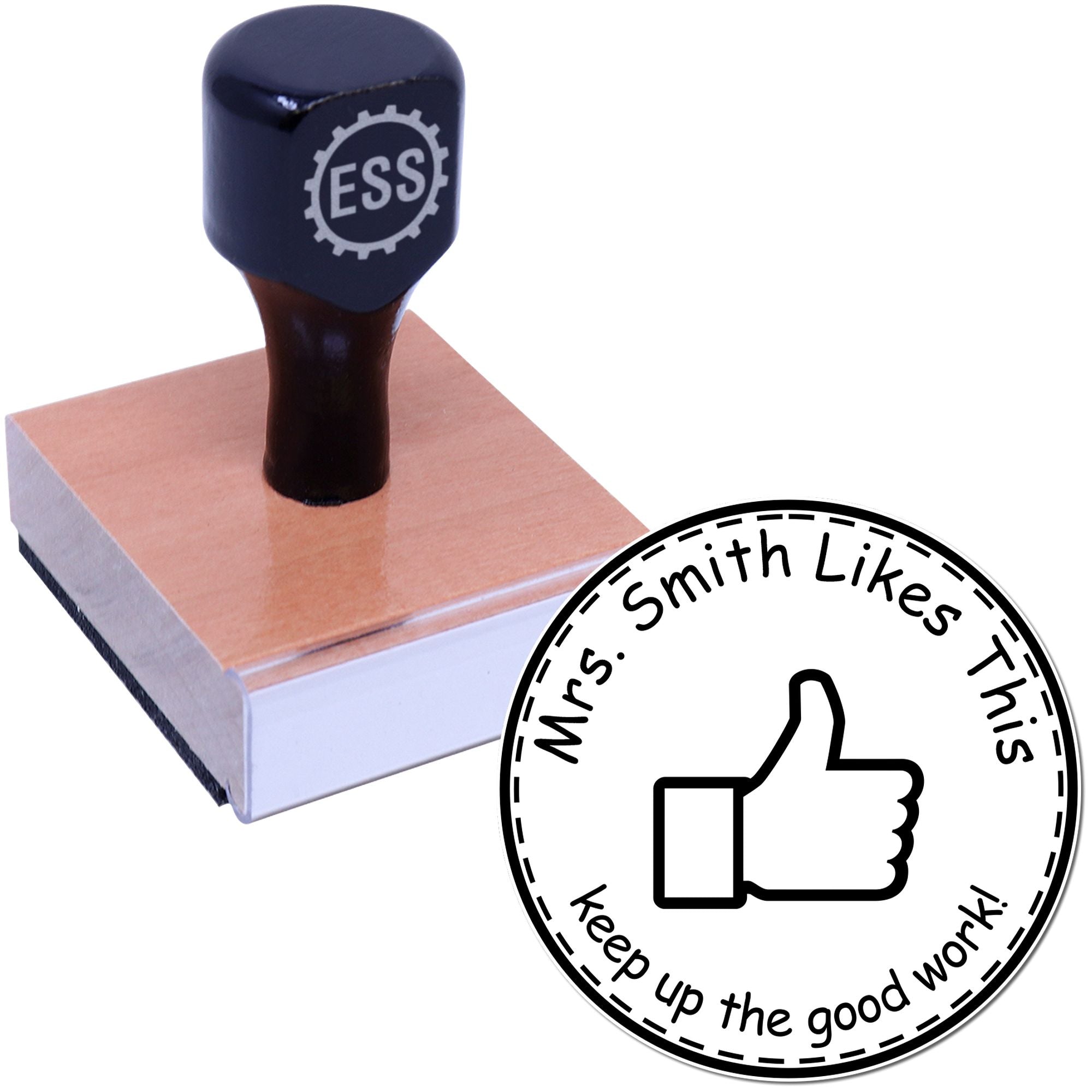 FB Like Customized Inspirational Teacher Stamp