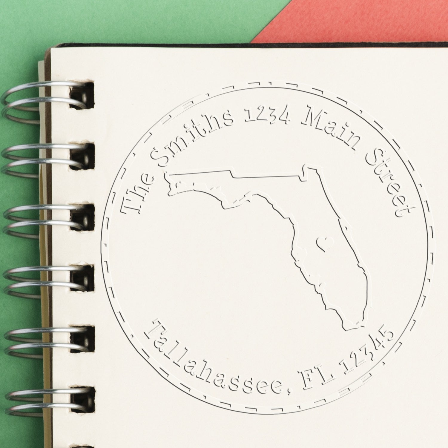 Soft FL State Love Customized Address Seal