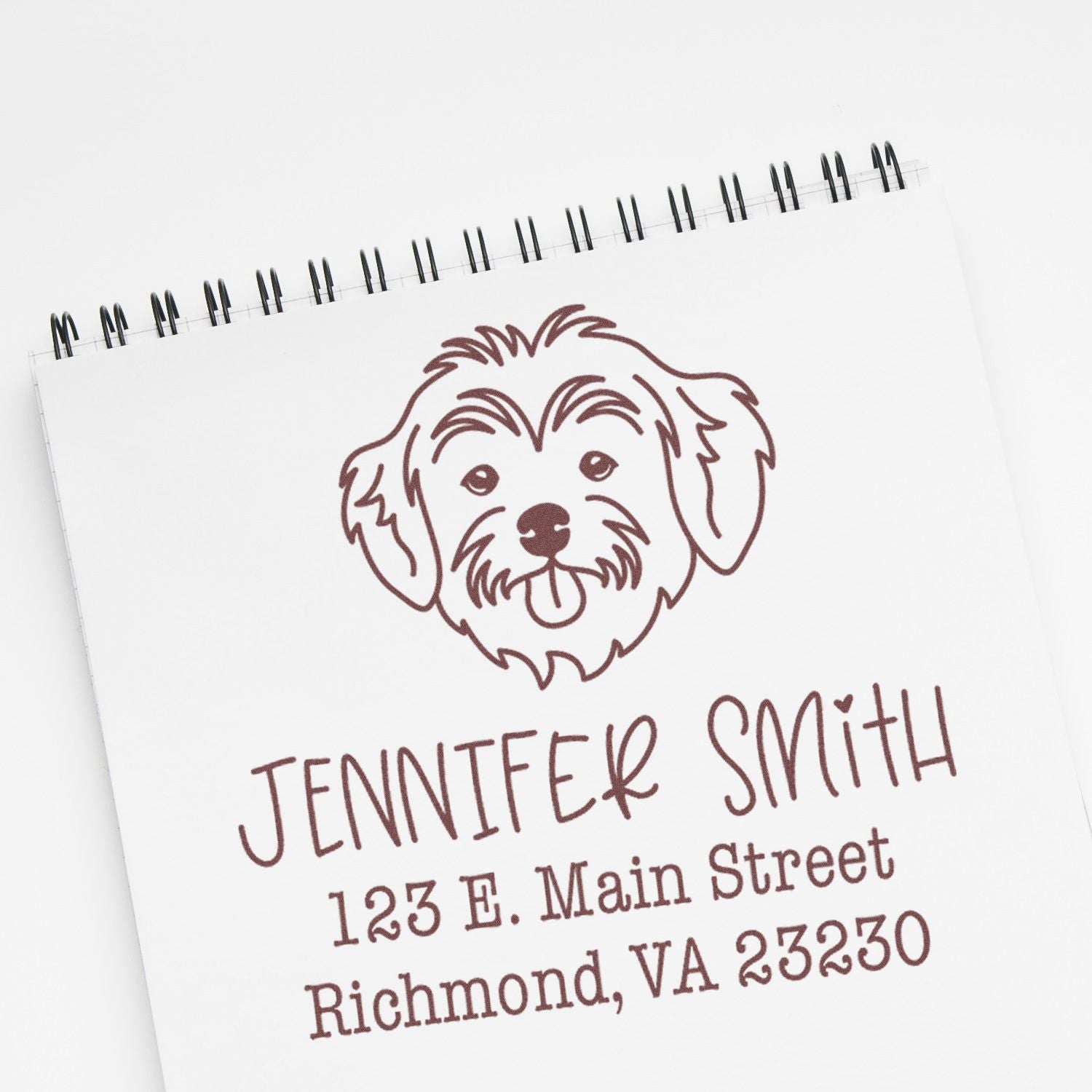 Self-Inking Havanese Customized Address Label Rubber Stamp