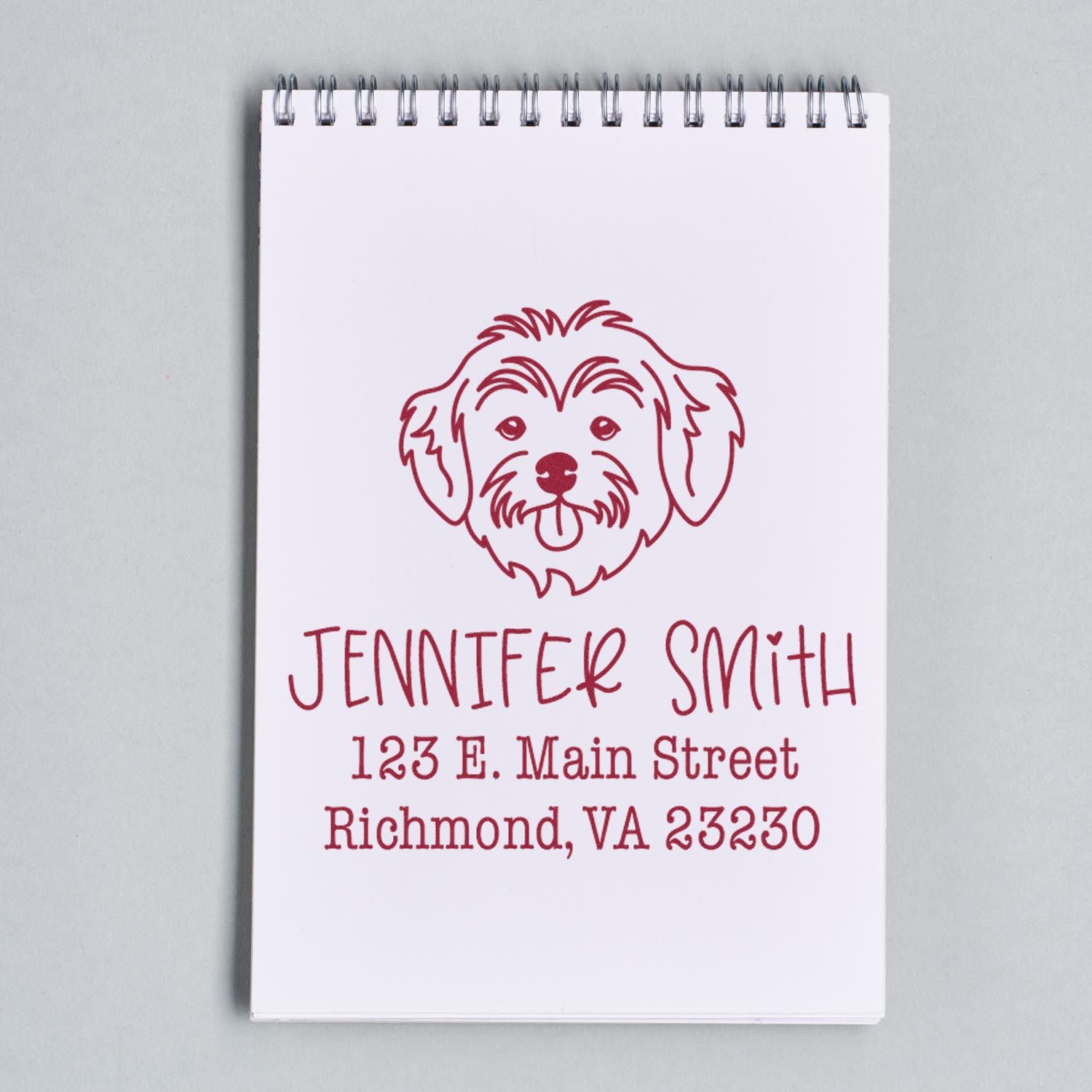 Self-Inking Havanese Customized Address Label Rubber Stamp