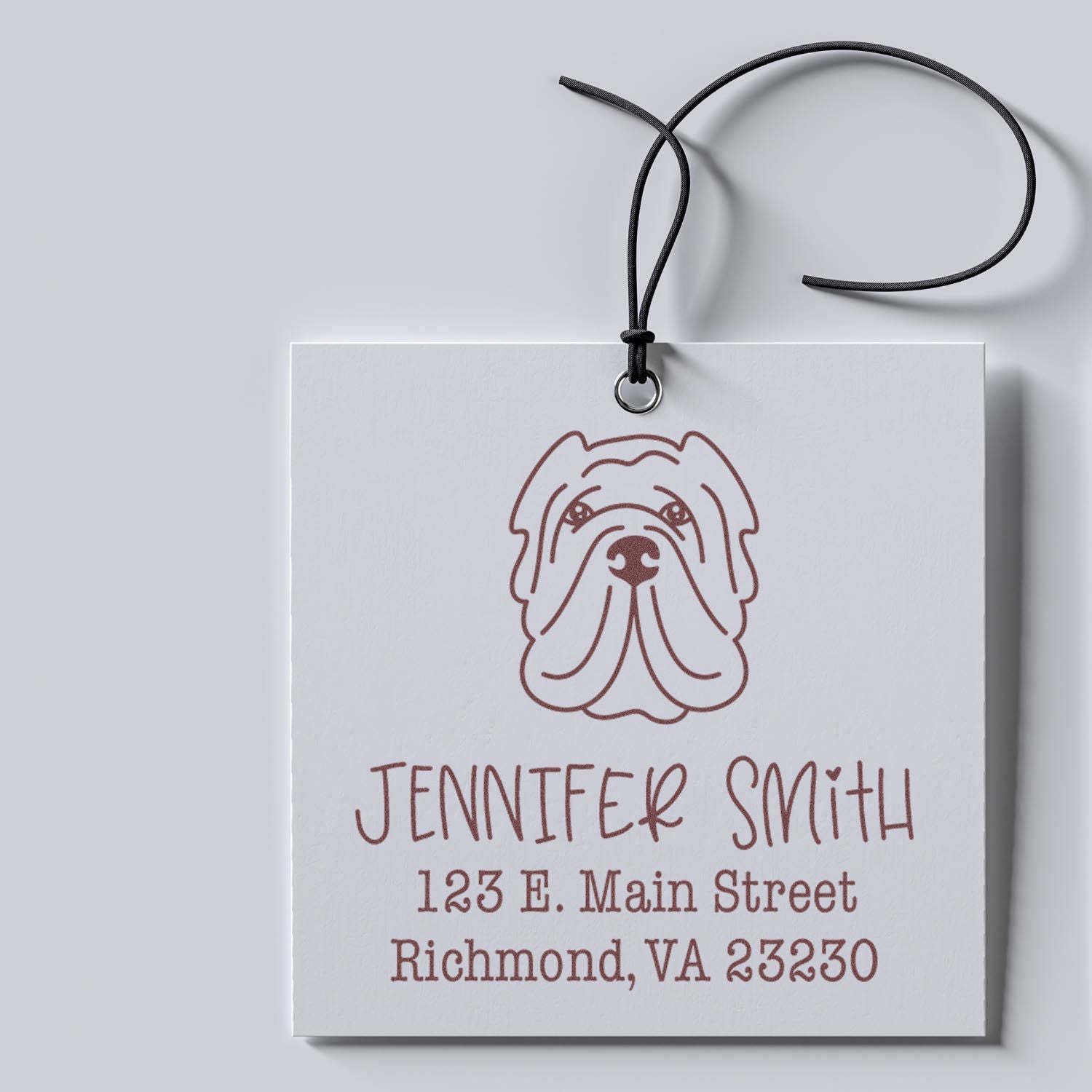 Self-Inking Sharpei Customized Custom Address Stamp for Envelopes