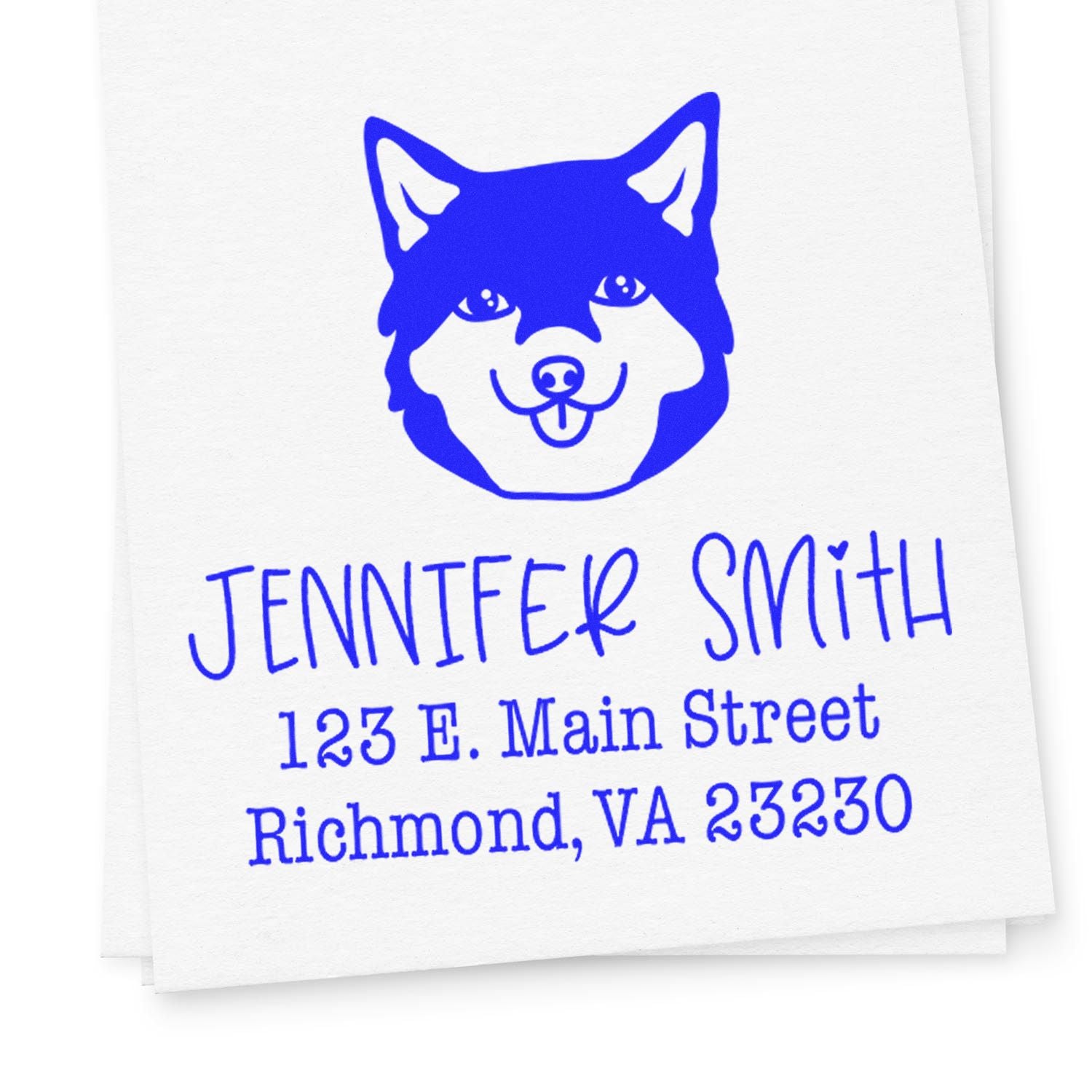 Self-Inking Shiba Customized Custom Return Address Stamp for Envelopes