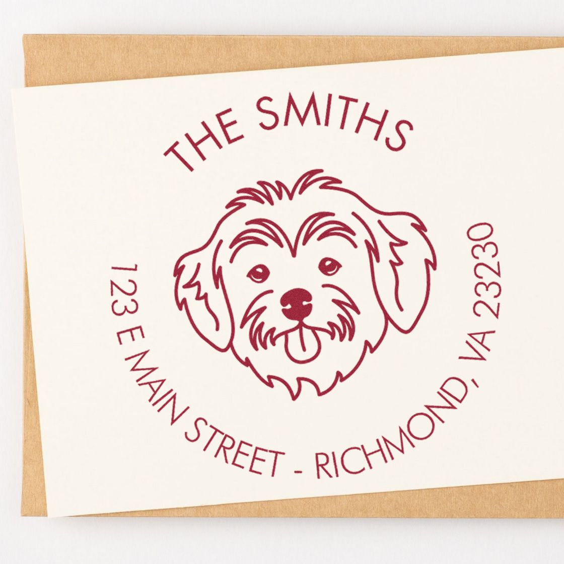 Self-Inking Havanese Customized Mail Address Rubber Stamp