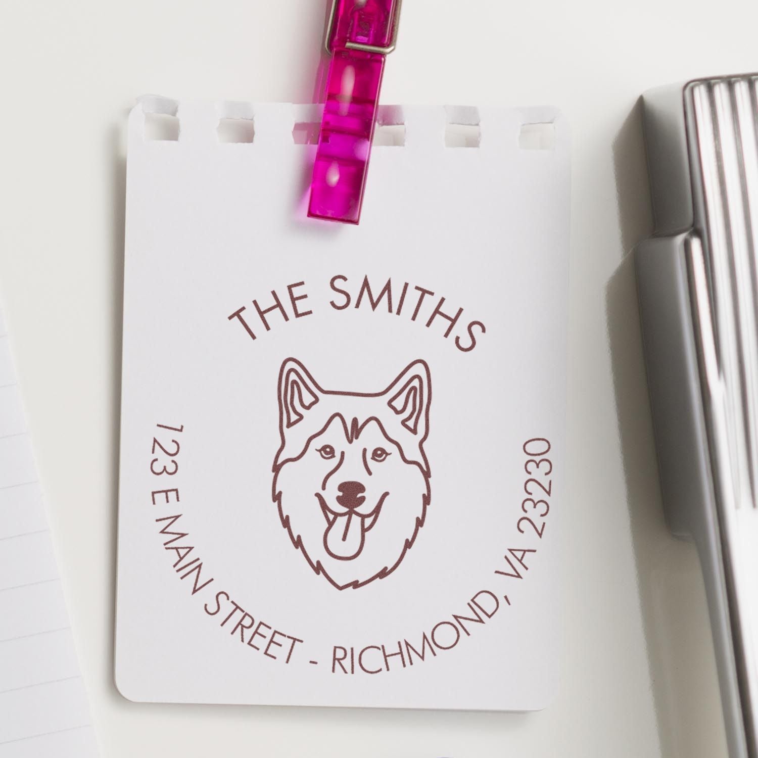 Self-Inking Husky Customized Mail Address Stamp for Envelopes