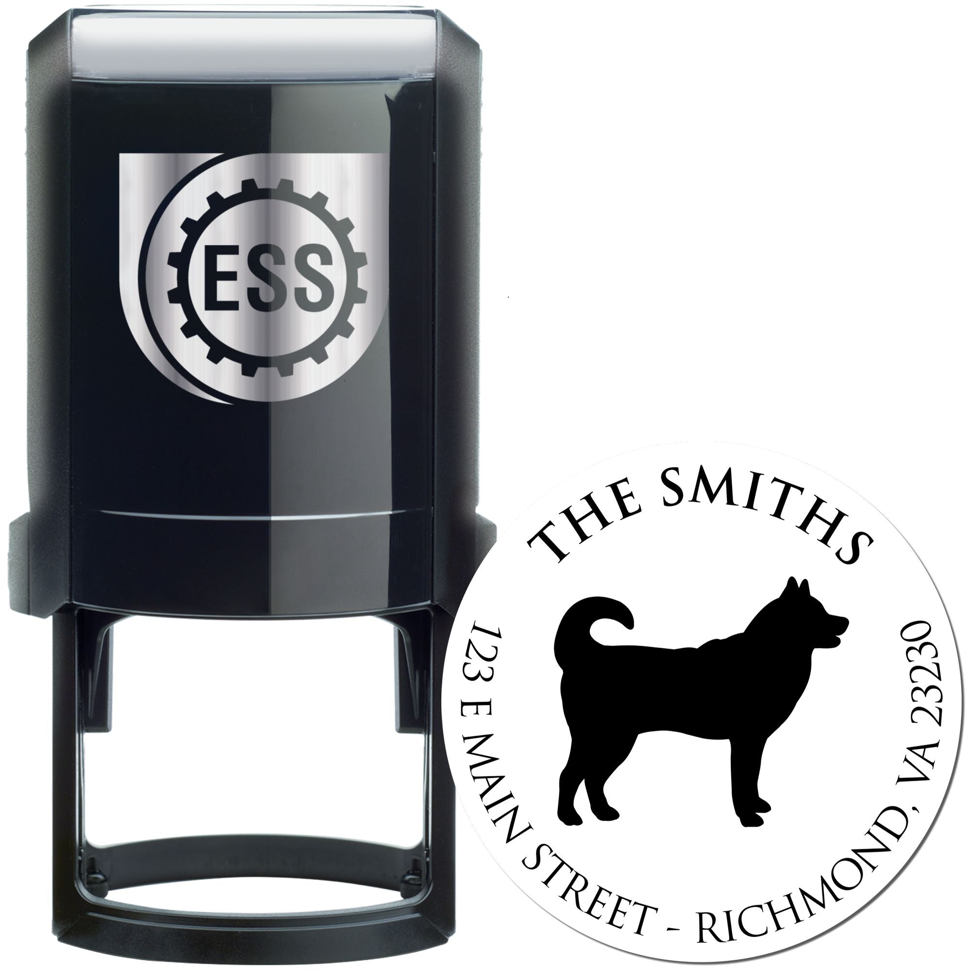 Self-Inking Husky Customized Refillable Address Stamp