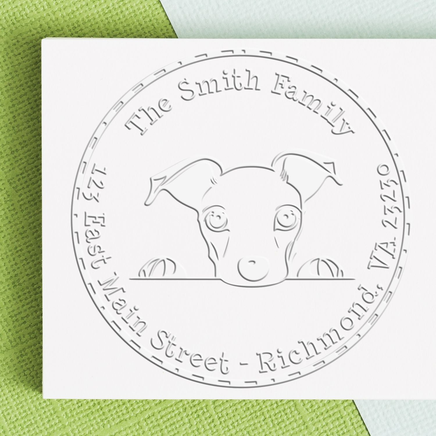 Soft Whippet Personalized Mail Seal Embosser