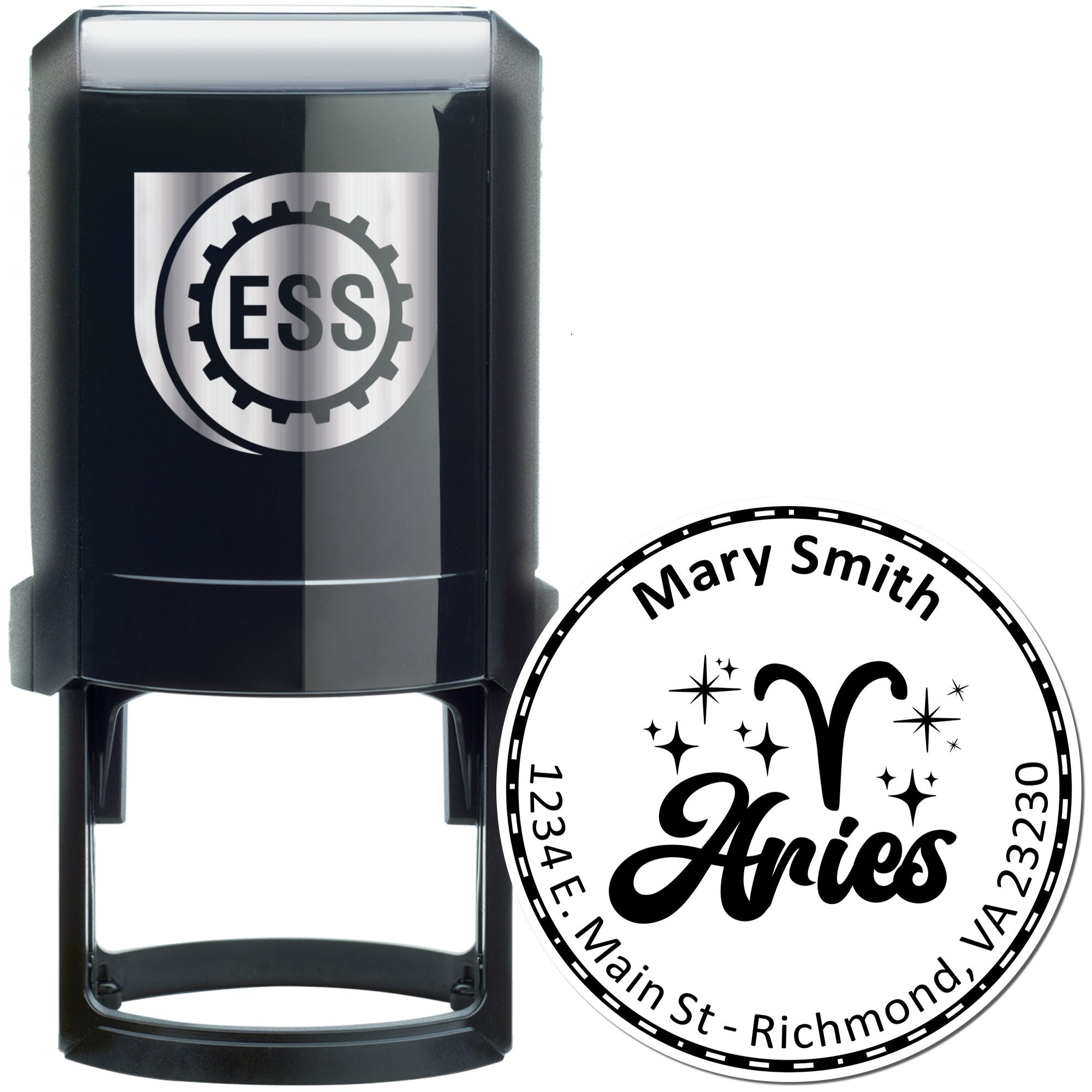 Self-Inking Assertive Aries Custom New Home Stamp - Engineer Seal Stamps