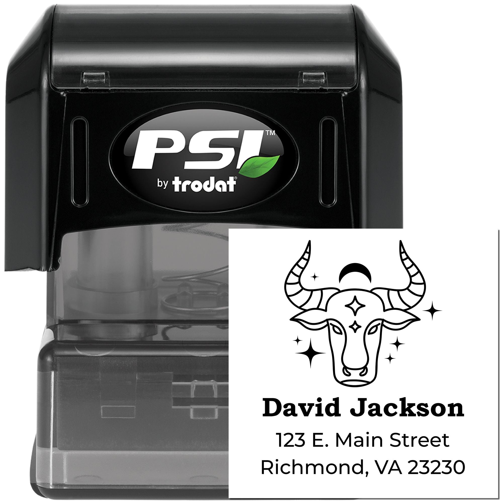 Loyal Taurus Celestial Customized New Home Stamp - Engineer Seal Stamps