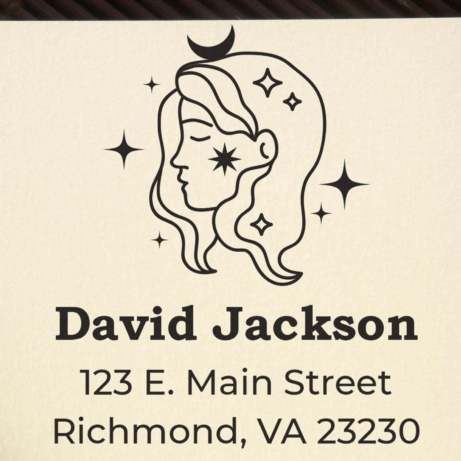 Celesital Organized Virgo Customized Home Address Stamper