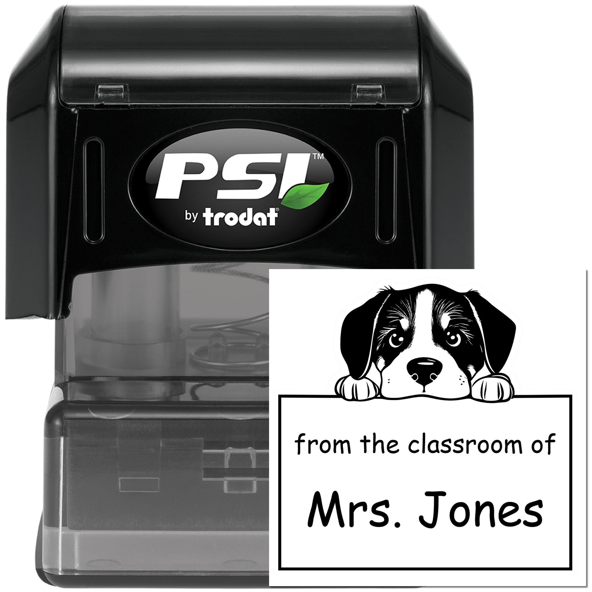 PSI Pre-Inked Greater Swiss Mountain Dog Personalized Read It Love It Return It For Book Clubs Stamp - Engineer Seal Stamps