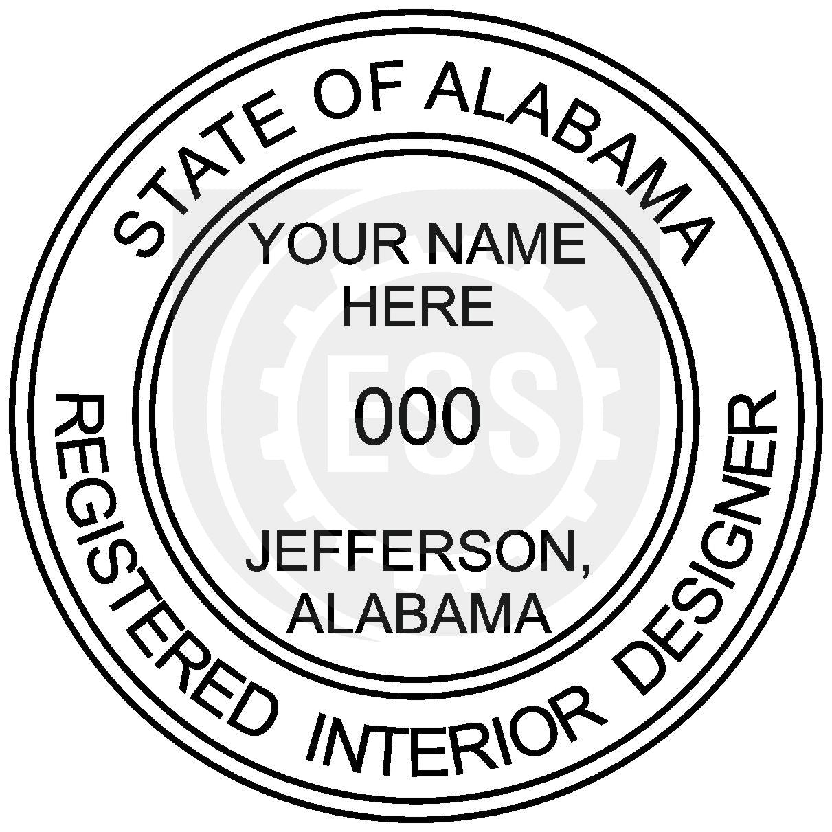 Alabama Interior Designer Seal Setup