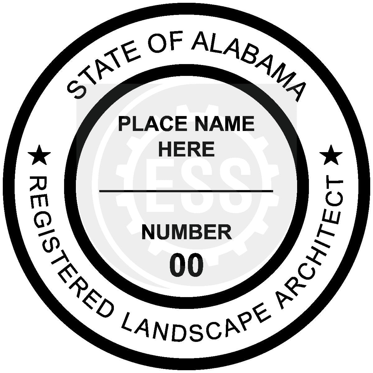 Alabama Landscape Architect Seal Setup
