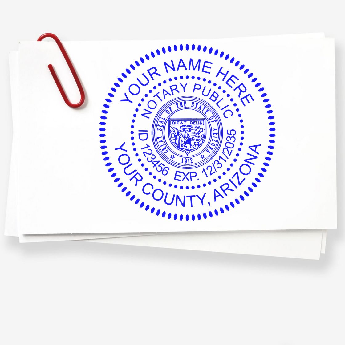 Notary Stamp and Seal Bundle Kit Arizona