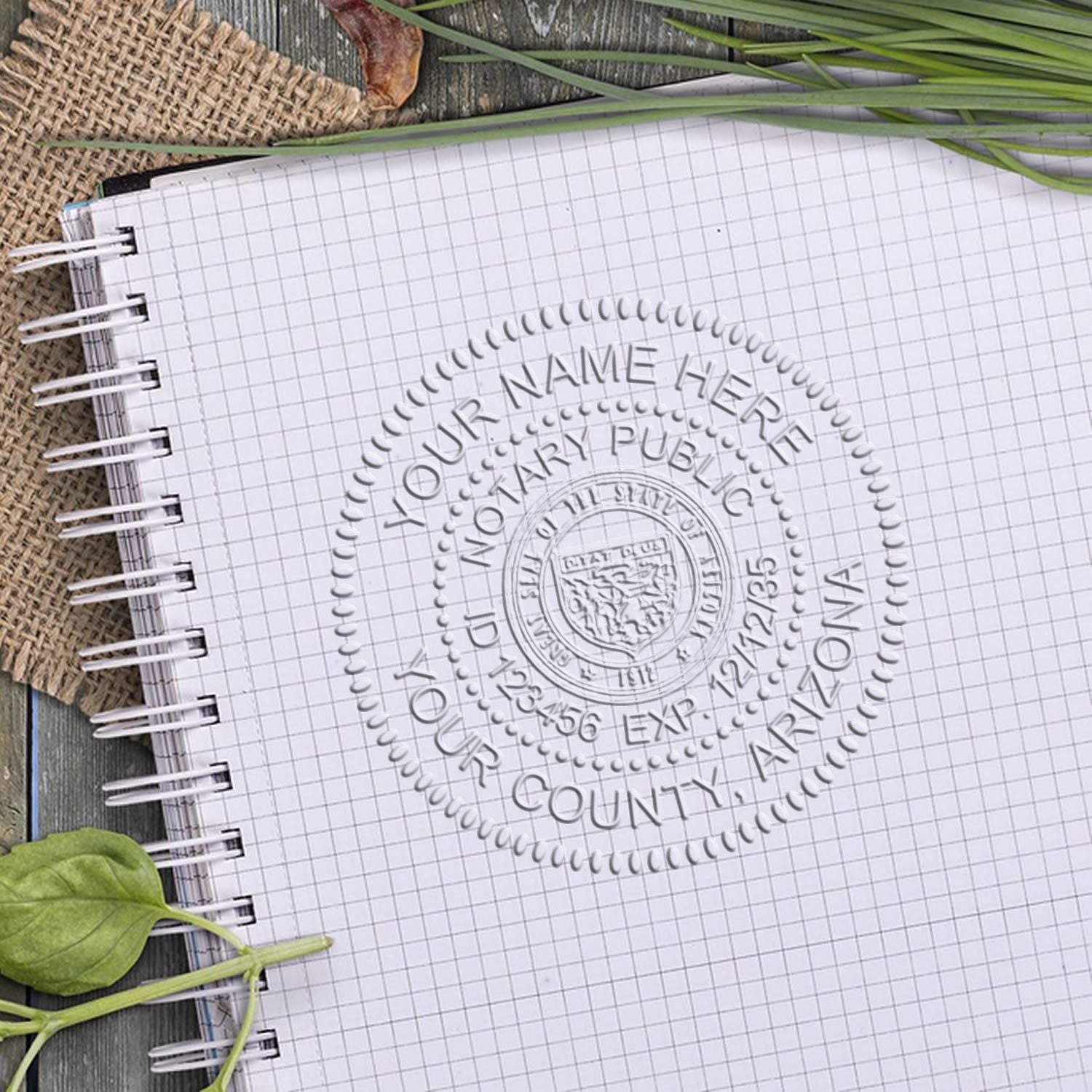 Notary Seal AZ and Notary Stamp Arizona Bundle Kit - Engineer Seal Stamps
