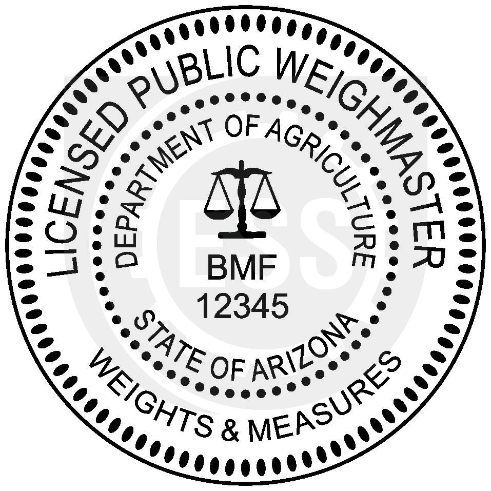 Arizona Public Weighmaster Seal Setup
