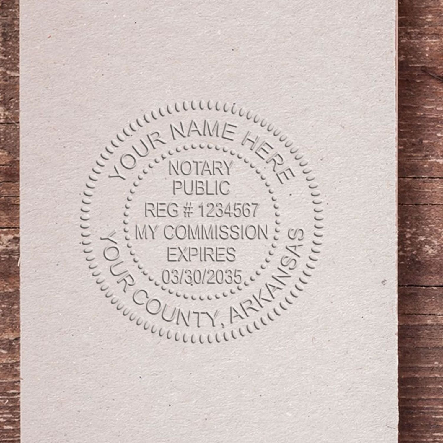 Notary Stamp and Seal for Arkansas Bundle Kit