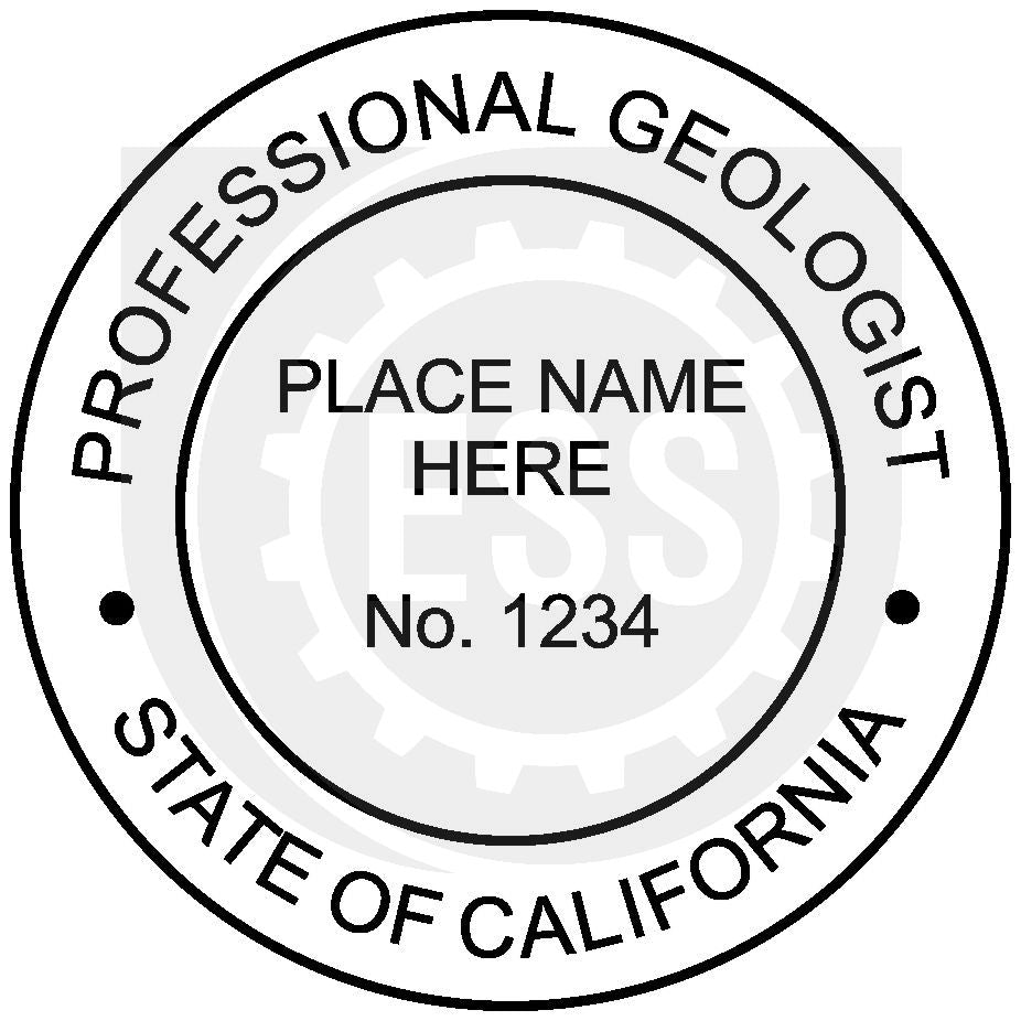 California Geologist Seal Setup