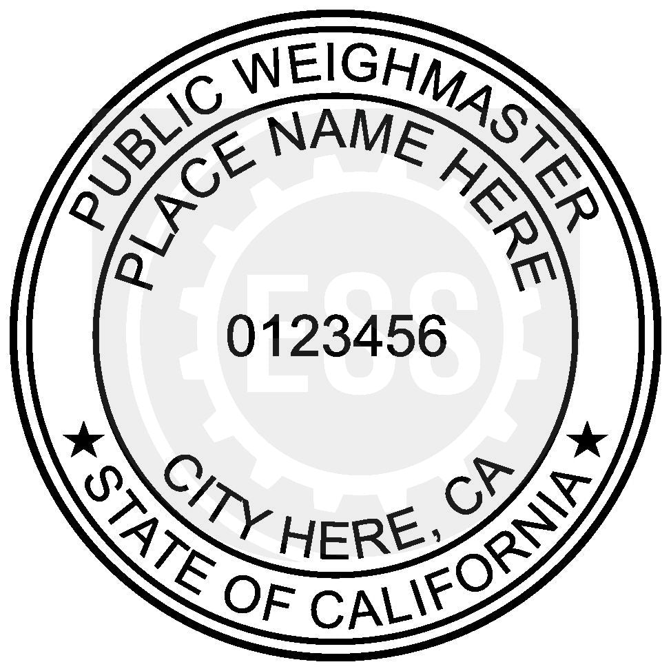California Public Weighmaster Seal Setup