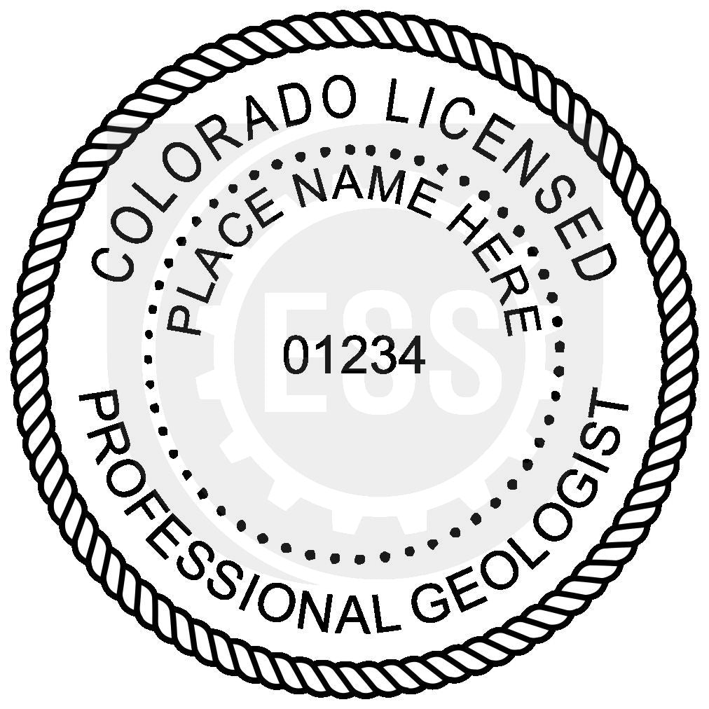 Colorado Geologist Seal Setup