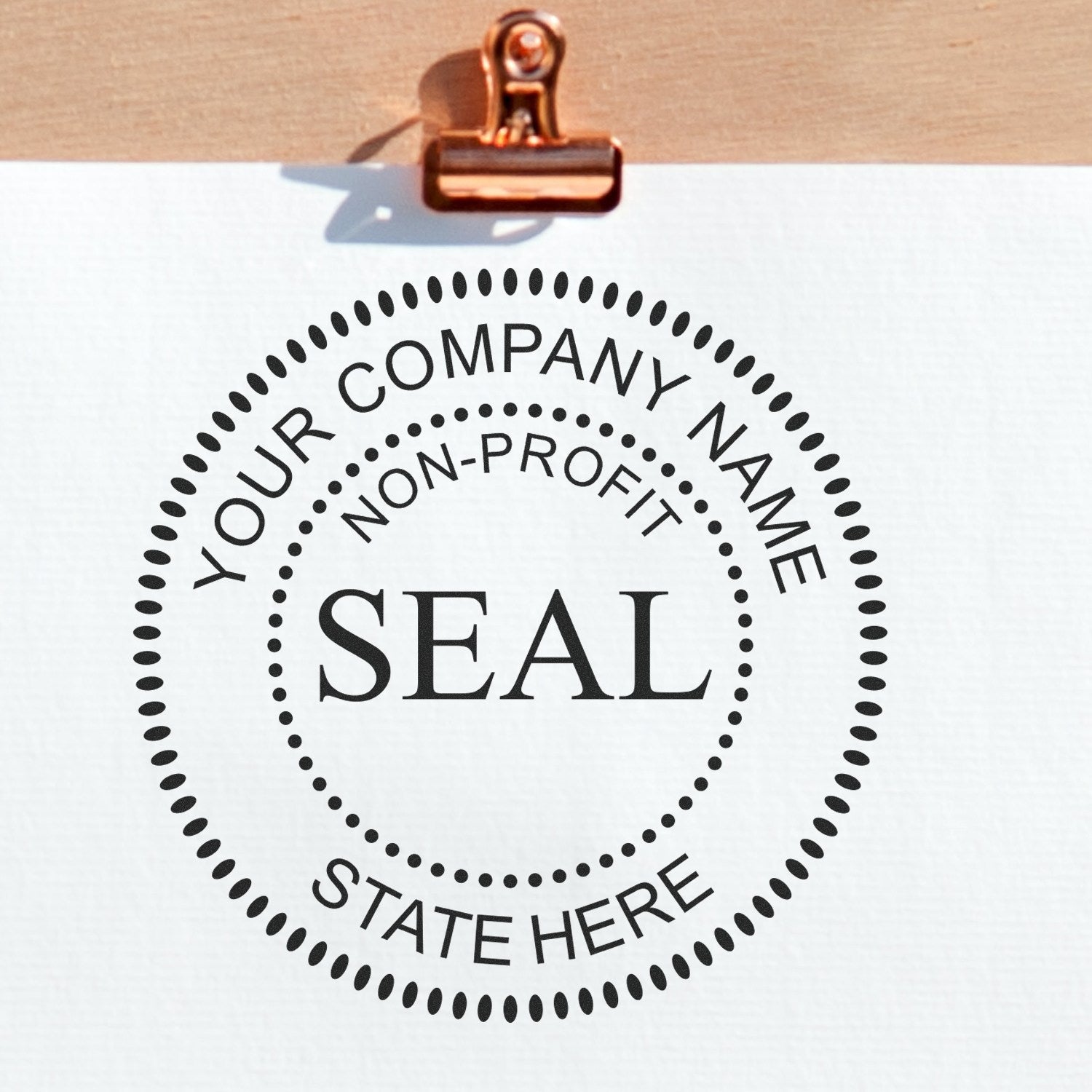 Desk Non-Profit Stamp and Seal Bundle