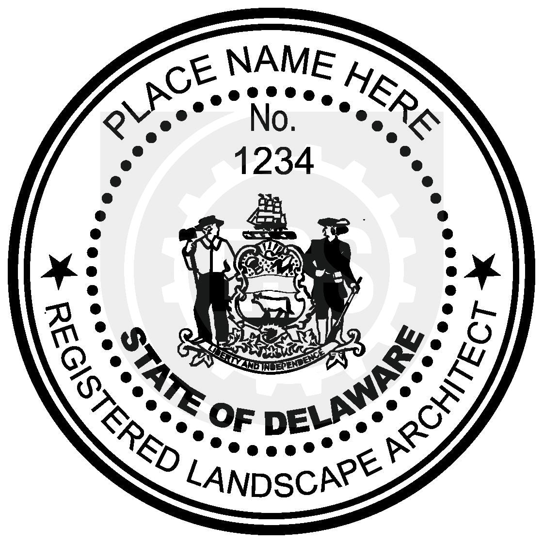 Delaware Landscape Architect Seal Setup