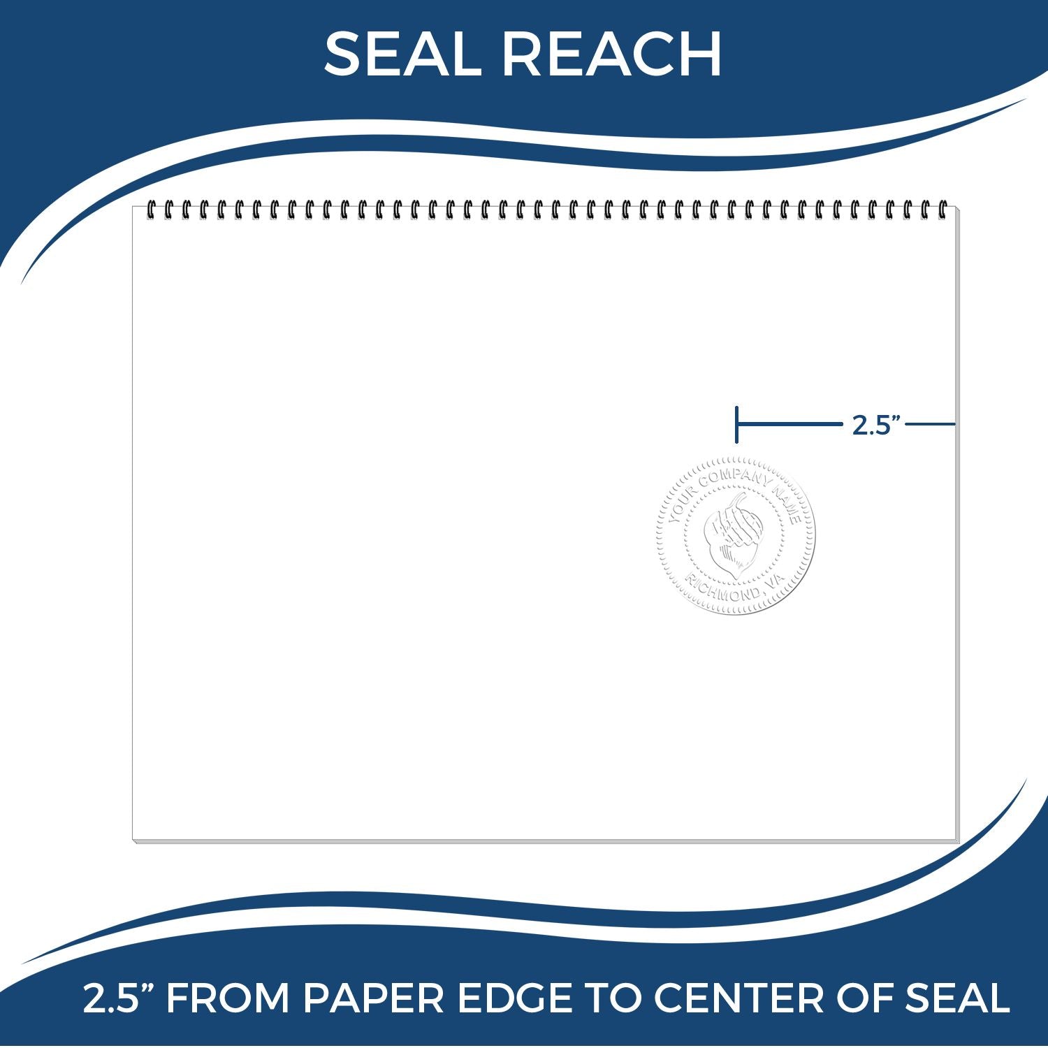 Long Reach Corpoate Seal with Year