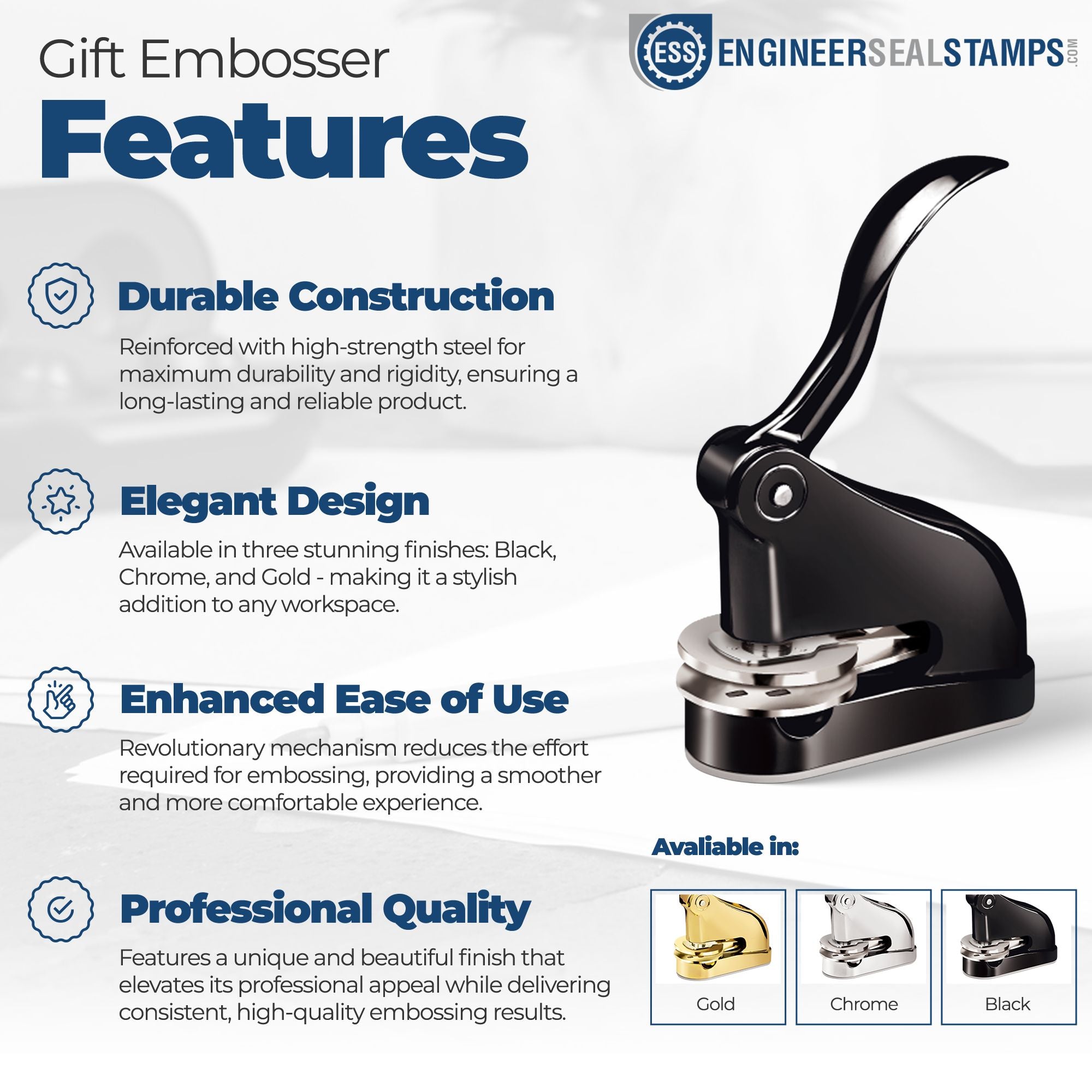 Gift Corpoate Seal with Year - Engineer Seal Stamps