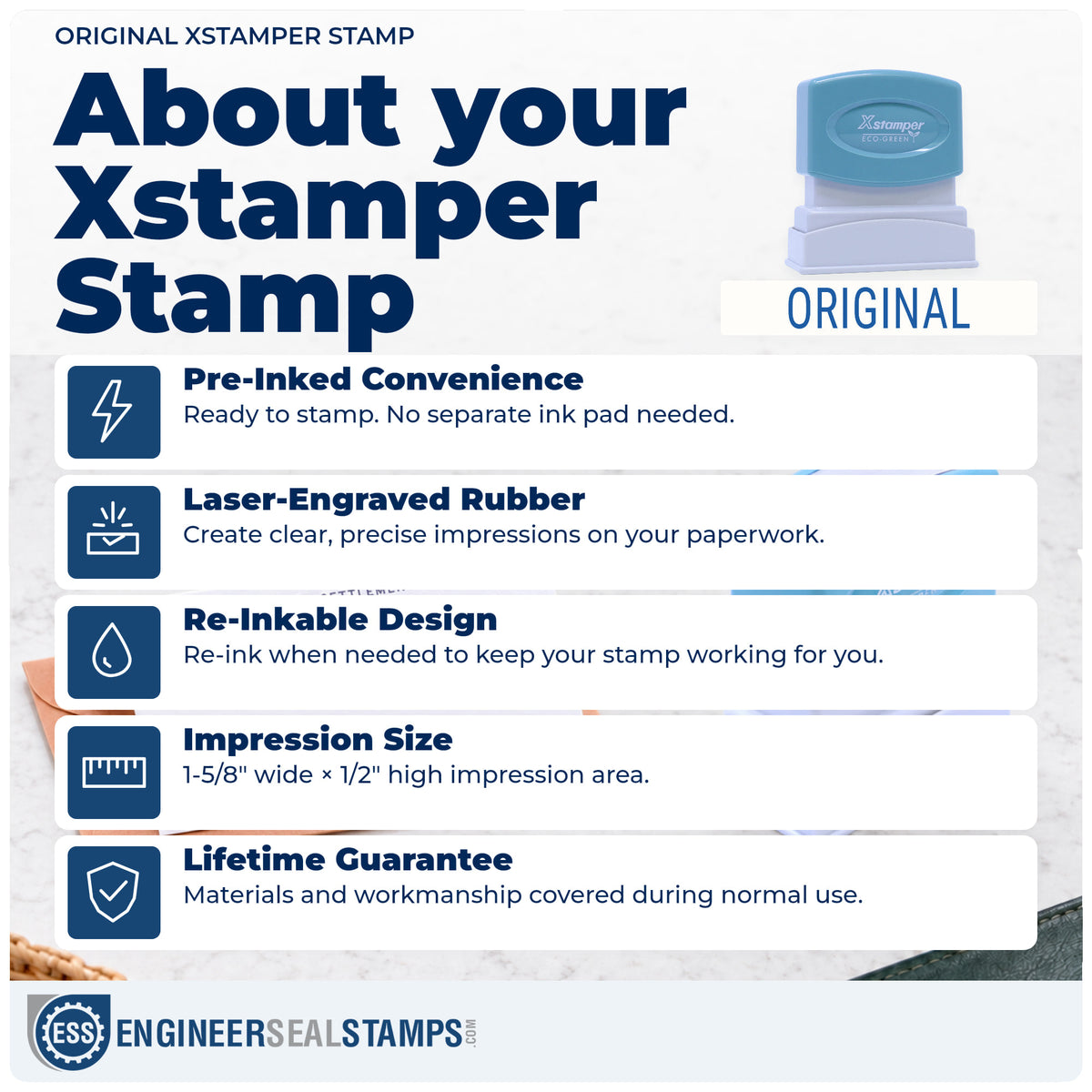 About the "Original" Xstamper No. 1111 stamp and how to care for it