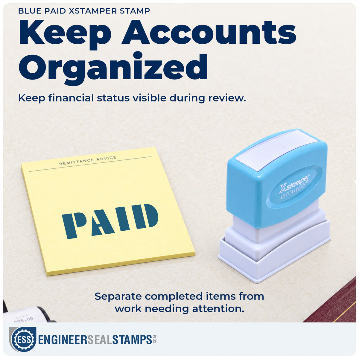 Where the "Paid" imprint fits in an office document workflow