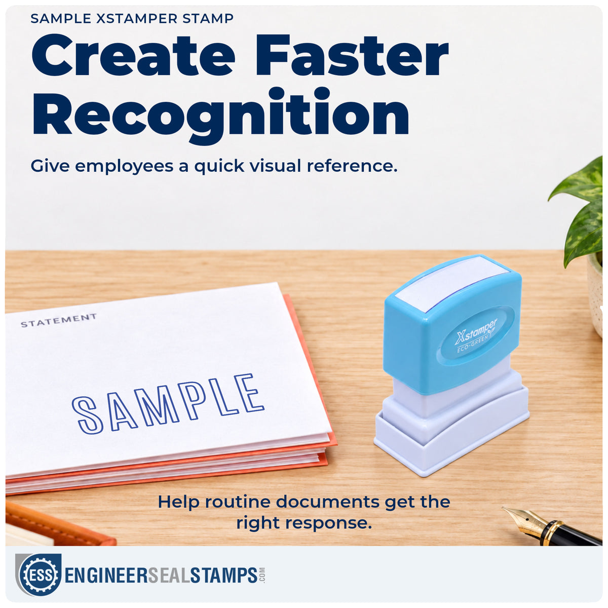 Where the "Sample" imprint fits in an office document workflow