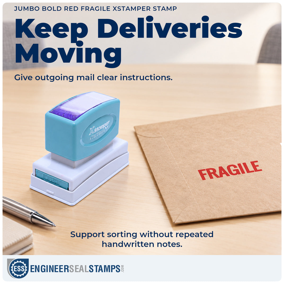 Where the "Fragile" imprint fits in an office document workflow