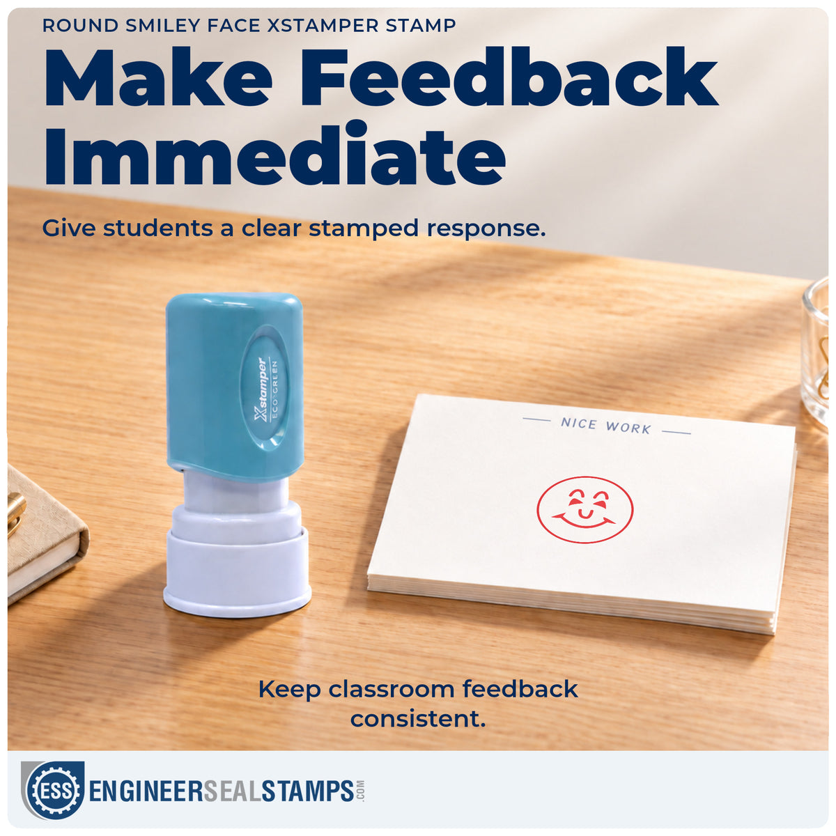 Where the "Smiley face" imprint fits in an office document workflow